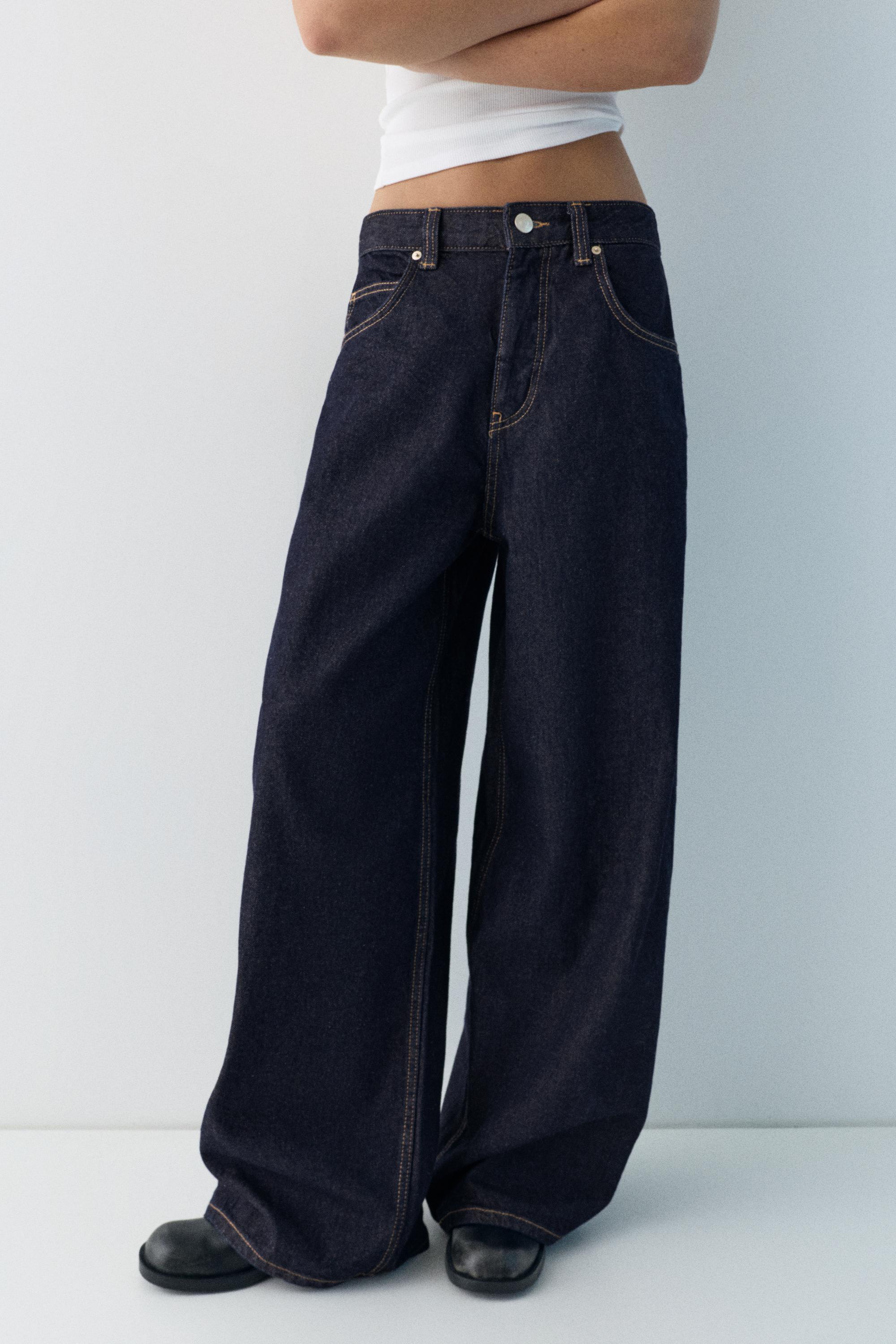 Oversize baggy jeans — Dark blue