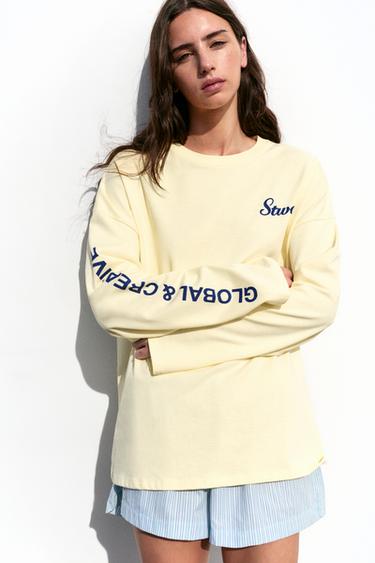 Long sleeve STWD T-shirt — Yellow 2