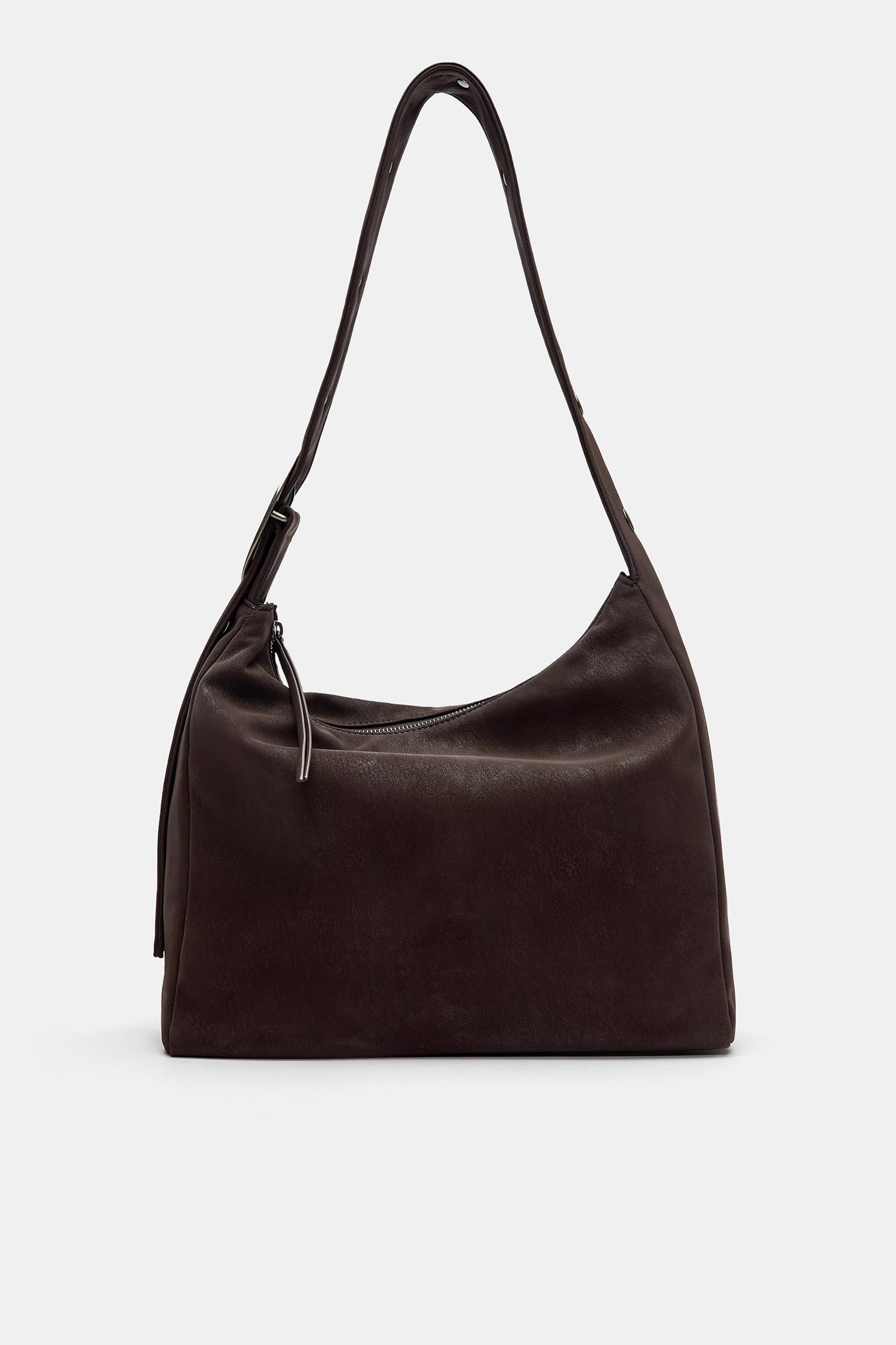 Schnallen-Schultertasche