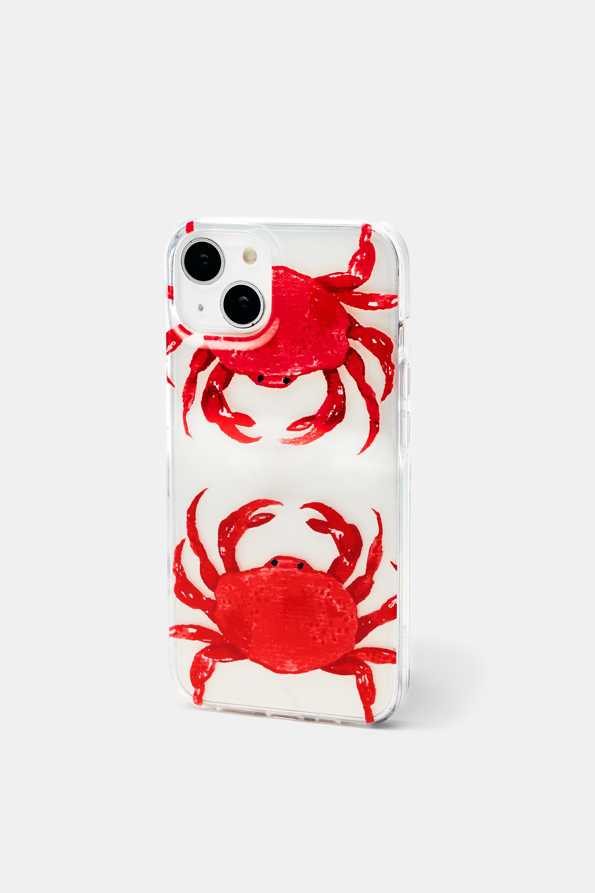 Crab iPhone case — Red