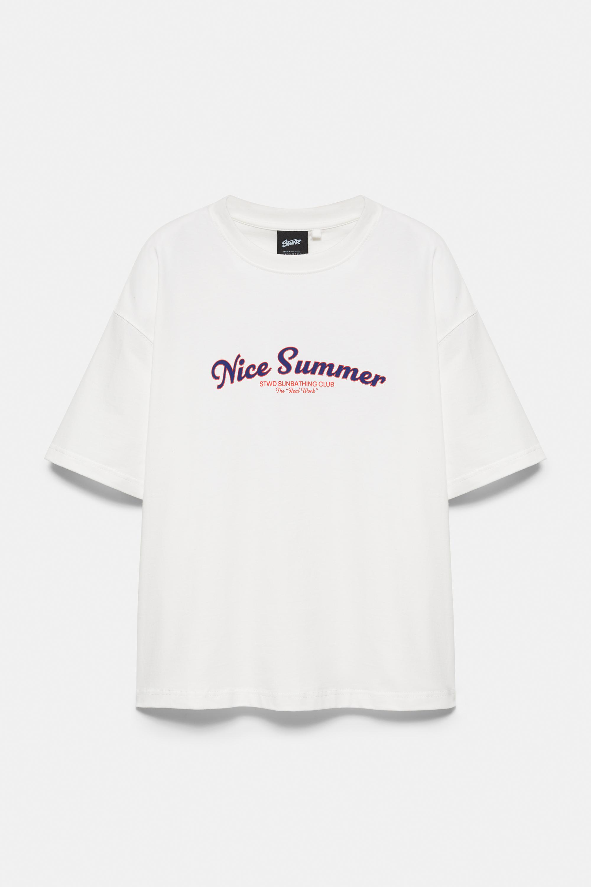 STWD Nice Summer T-shirt — Off white