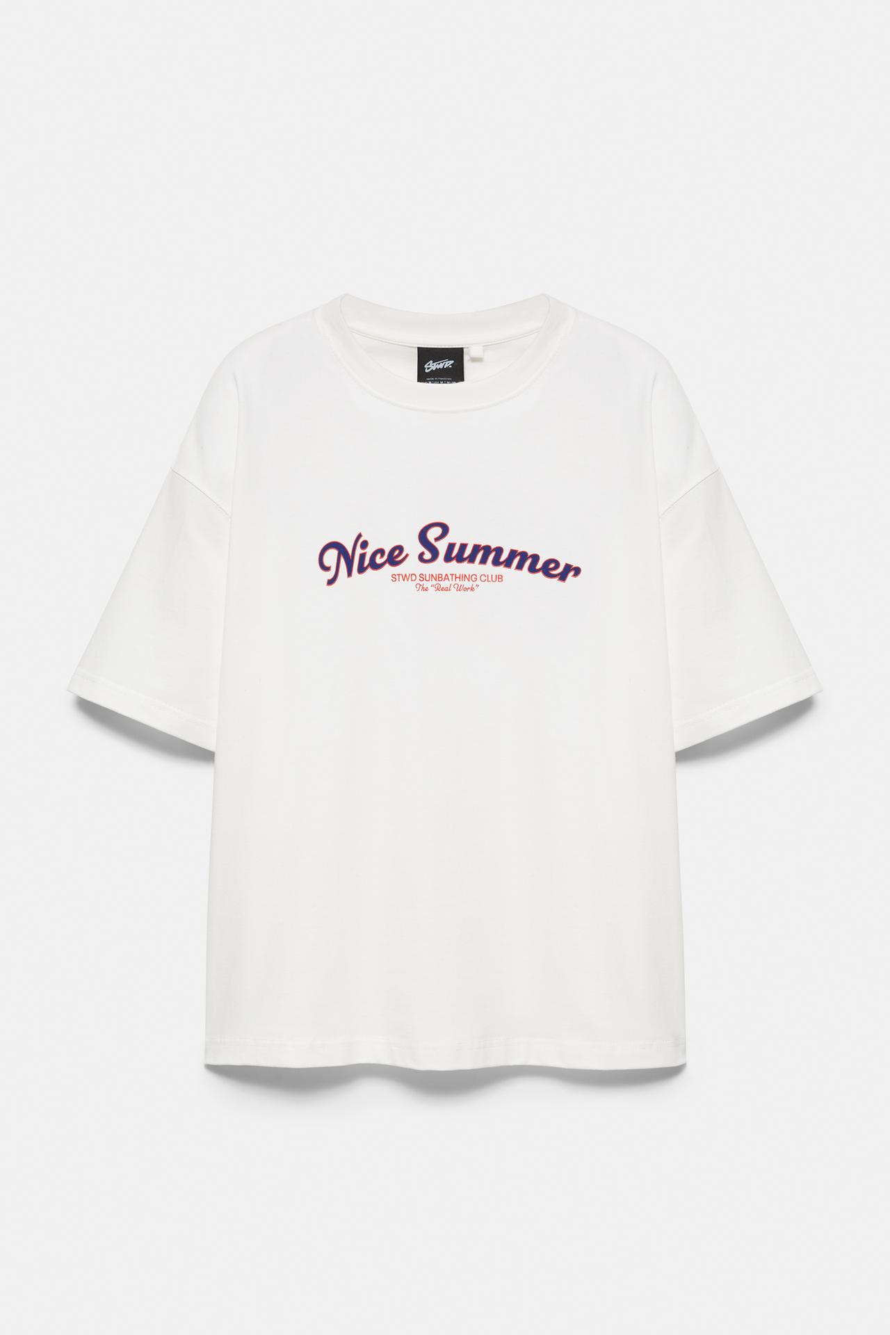 STWD Nice Summer T-shirt — Off white