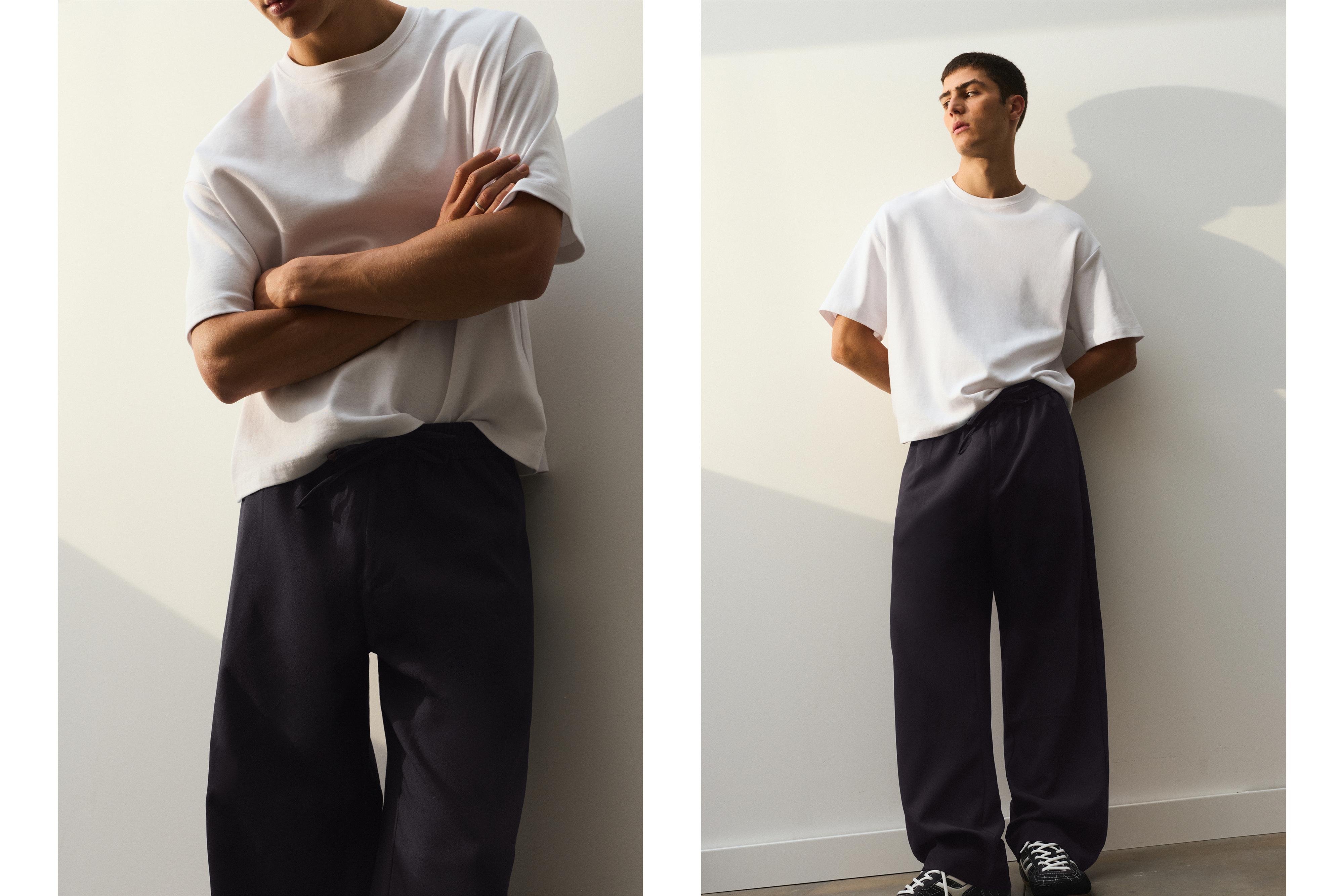 Tailored fit joggers — Black