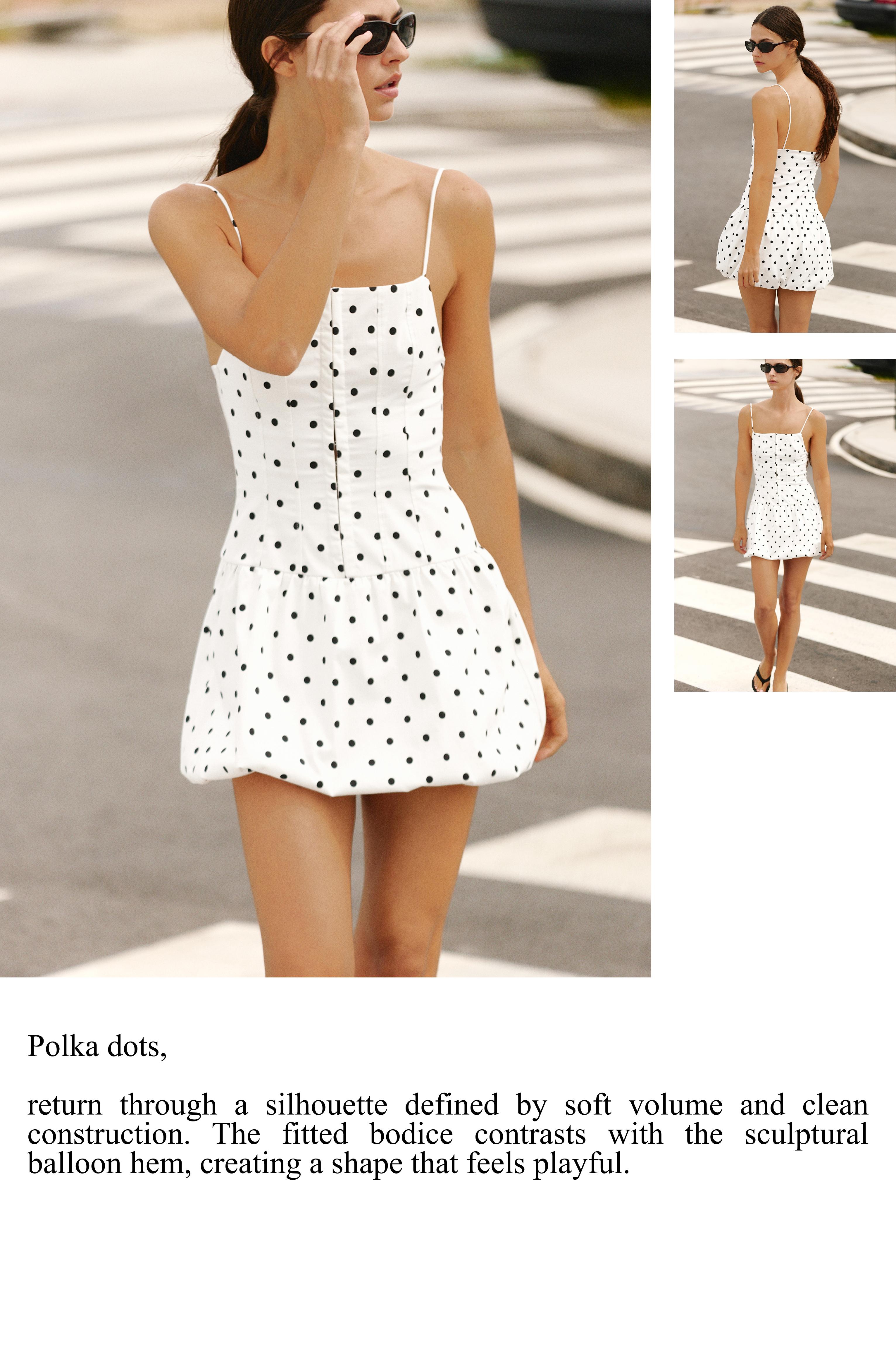 Short corsetry-inspired strappy dress — Print 1