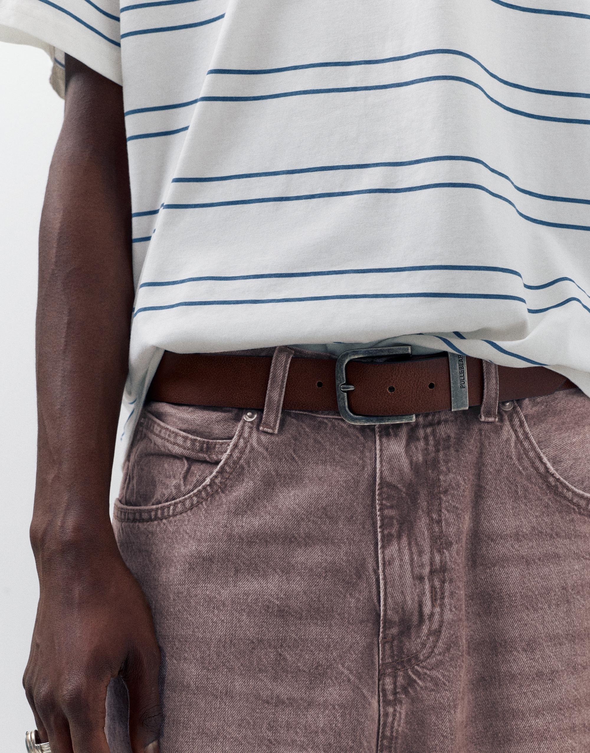 Relaxed fit baggy jeans — Fuchsia