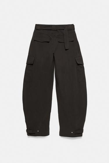 Barrel cargo trousers — Faded black 6