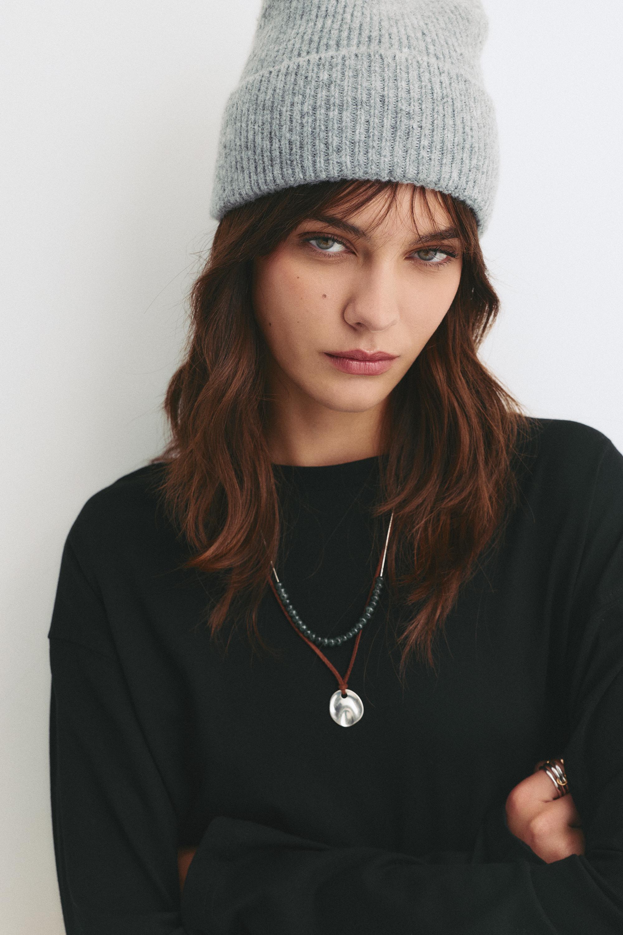 Uzun kollu boxy t-shirt - Görsel 37