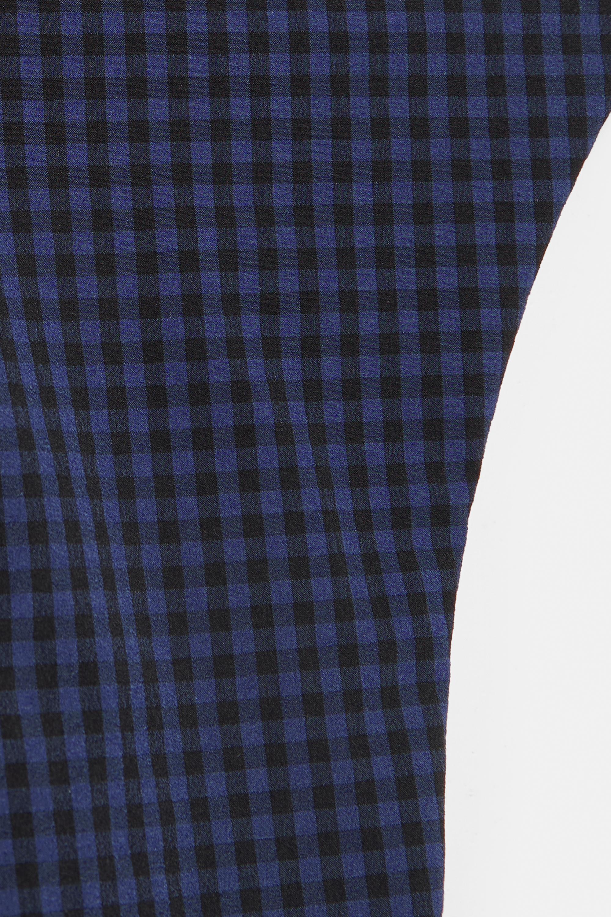 Gingham bikini bottoms — Blue