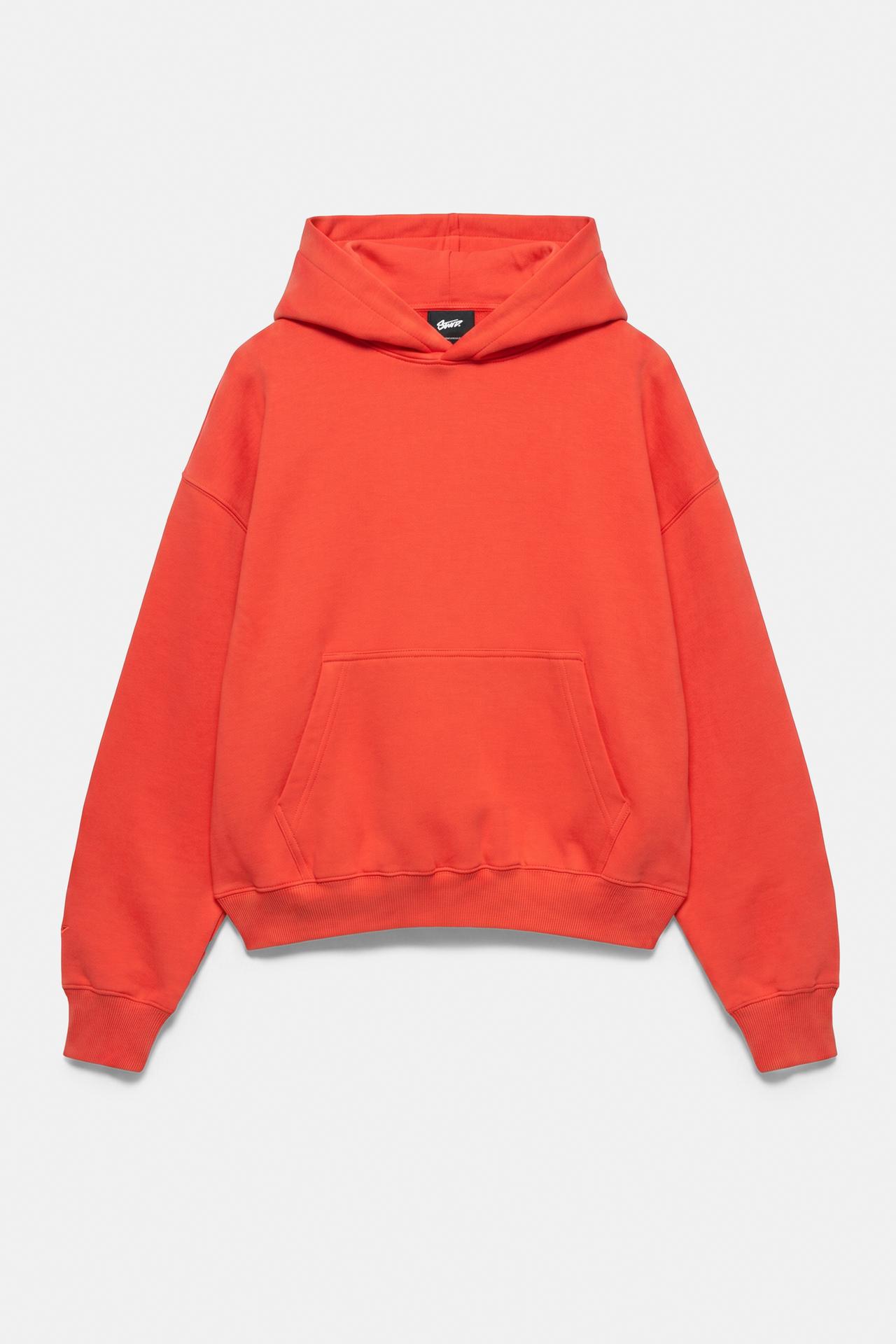 STWD hood sweatshirt — Red