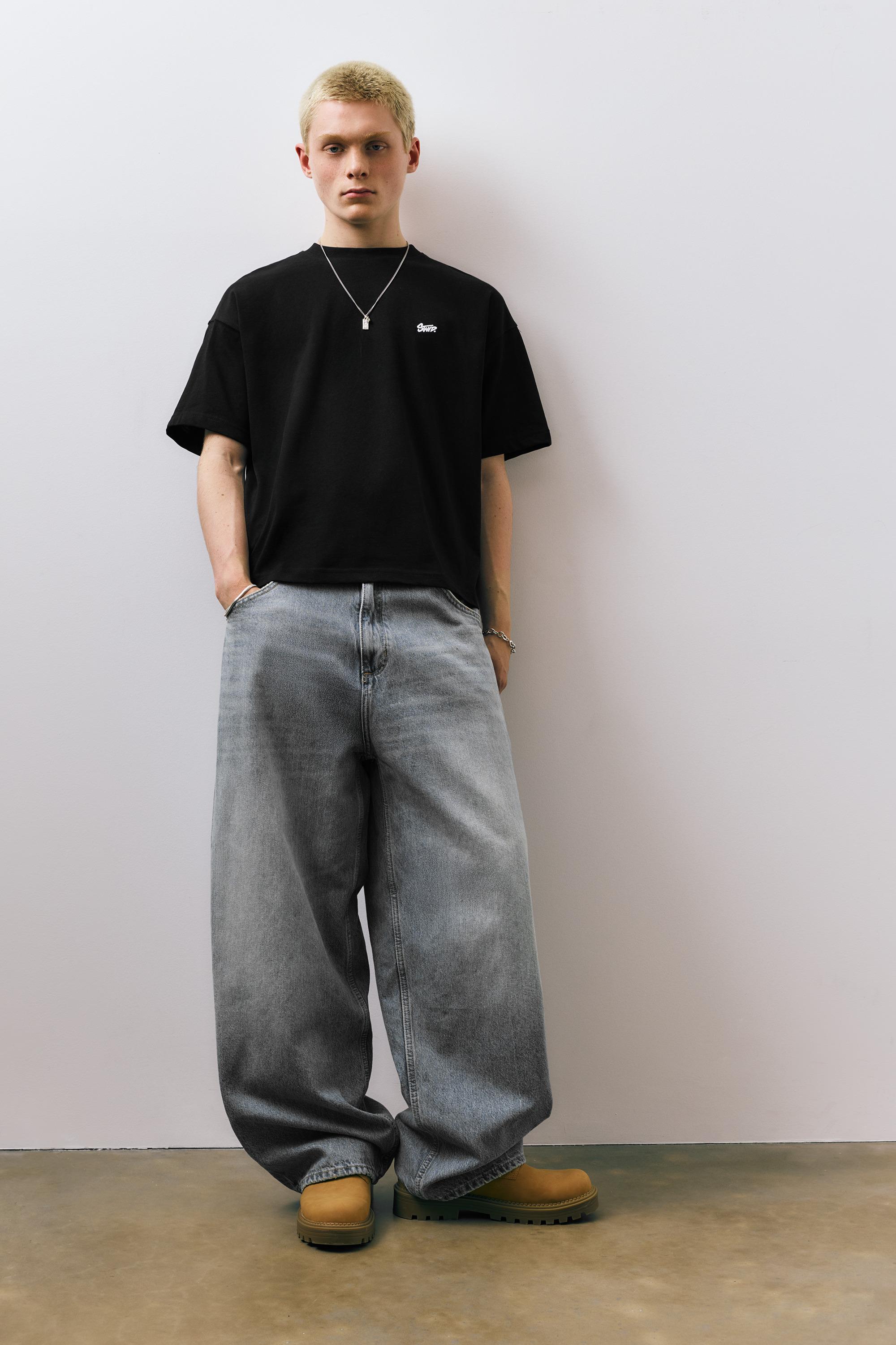 STWD logolu salaş t-shirt - Görsel 76