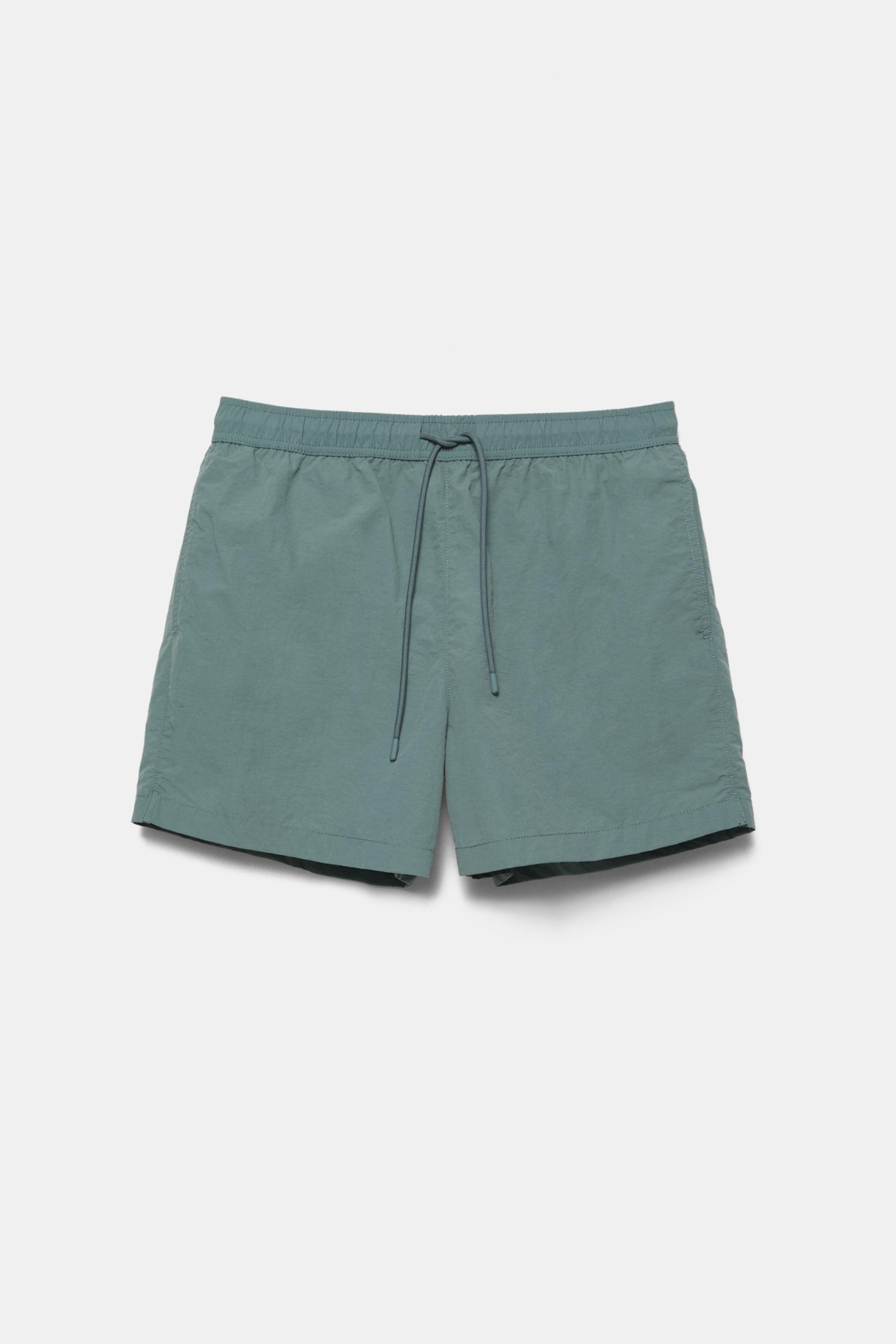 Regular fit swim shorts — Green