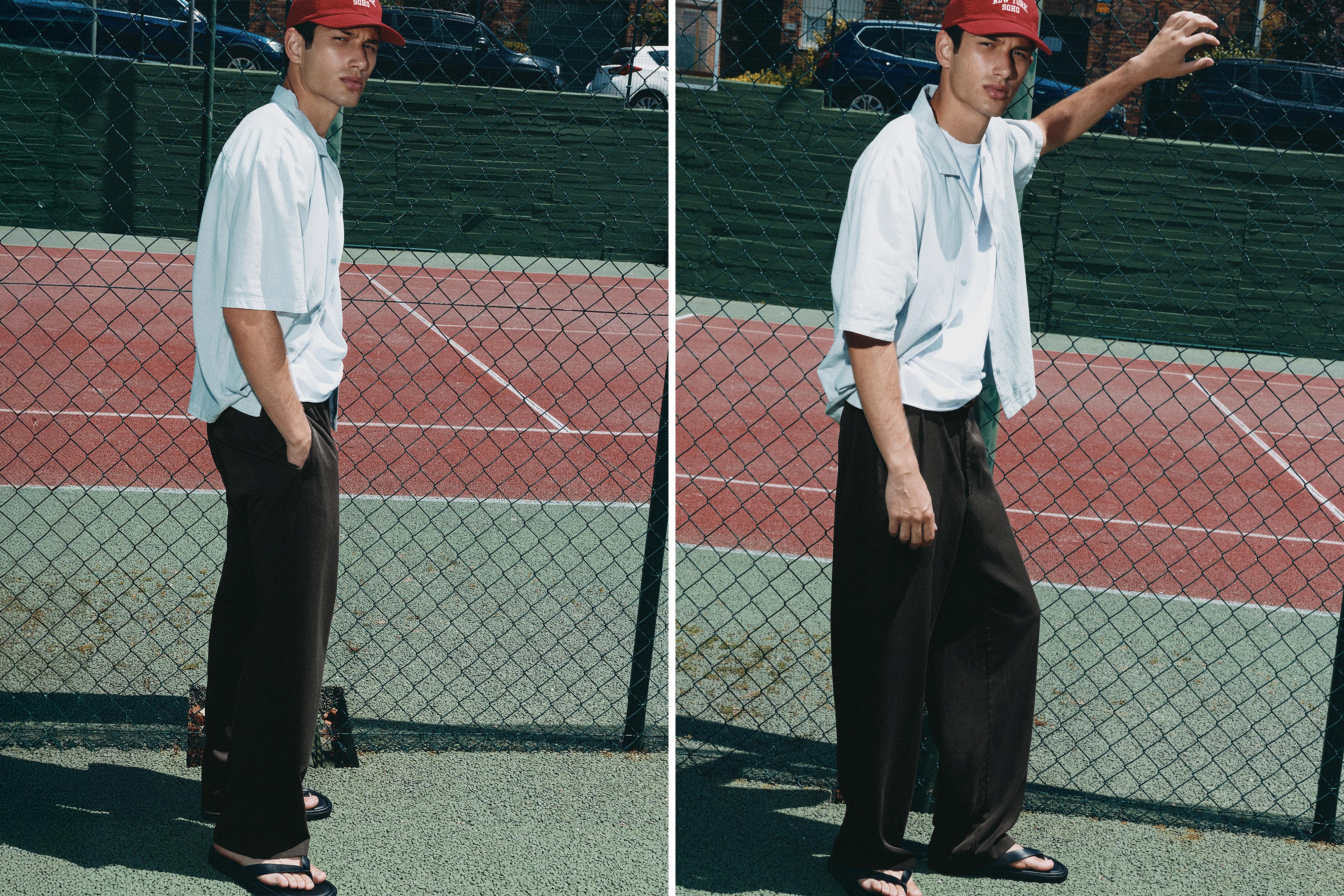 Tailored jogging trousers — Black