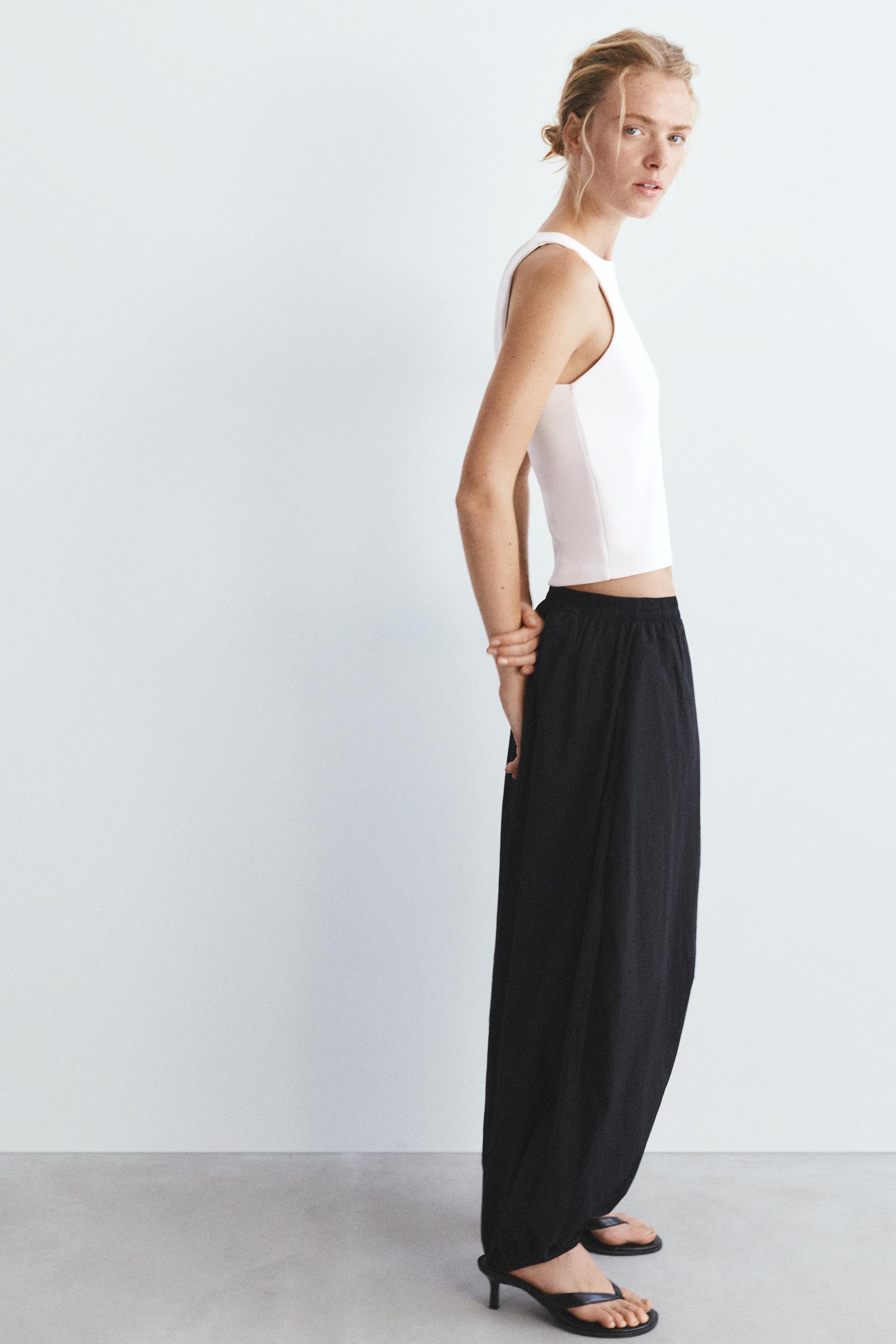 Soft-touch tank top — Ecru