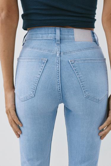 High-waist skinny jeans — Sky blue 5
