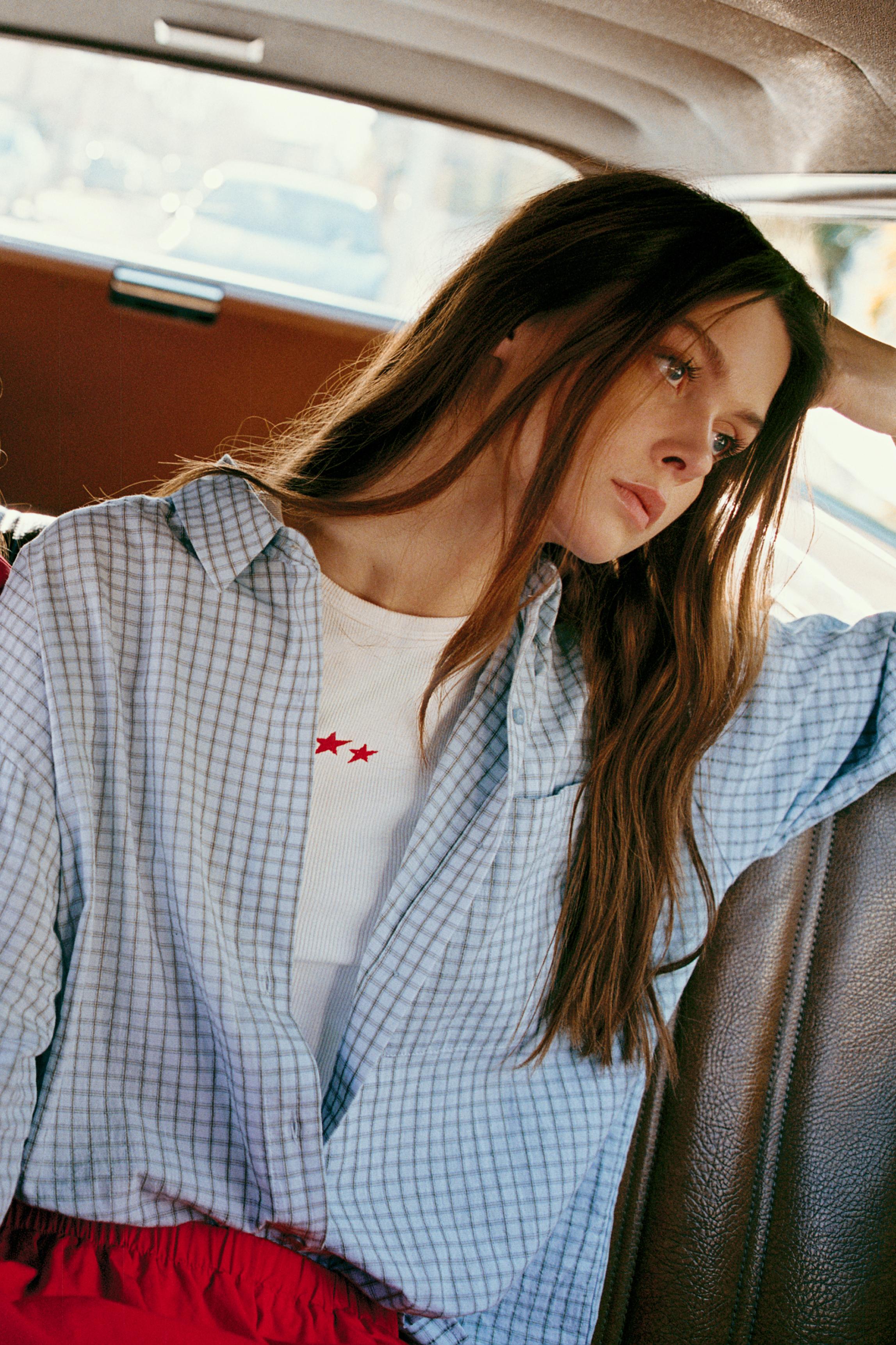 Kareli cepli gömlek - Görsel 21