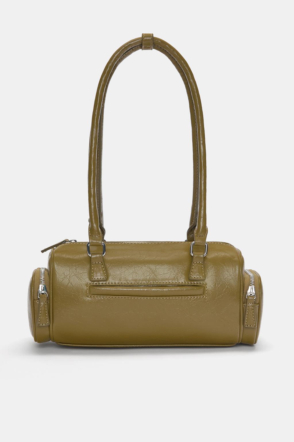 Retro shoulder bag with pockets PULL&BEAR