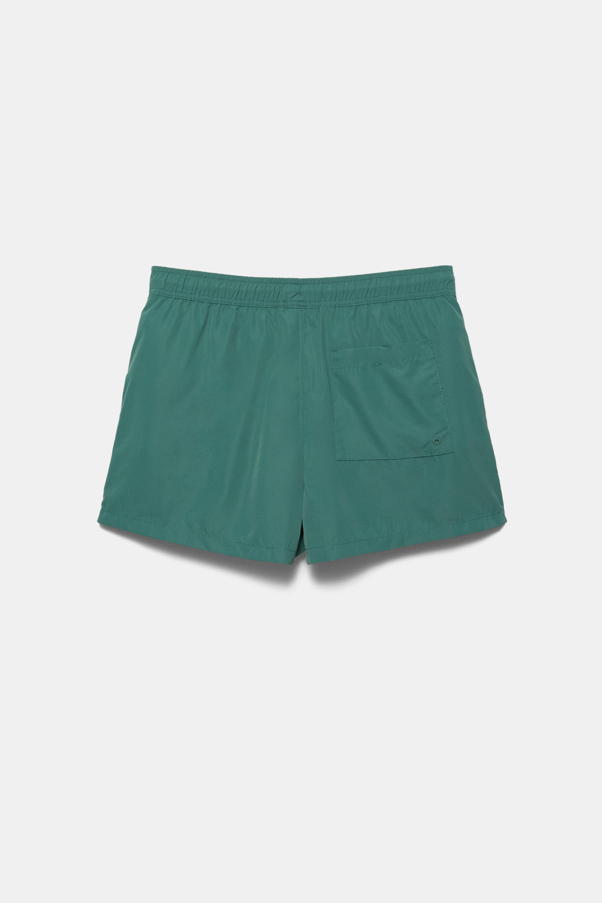 Basic swimming trunks — Green