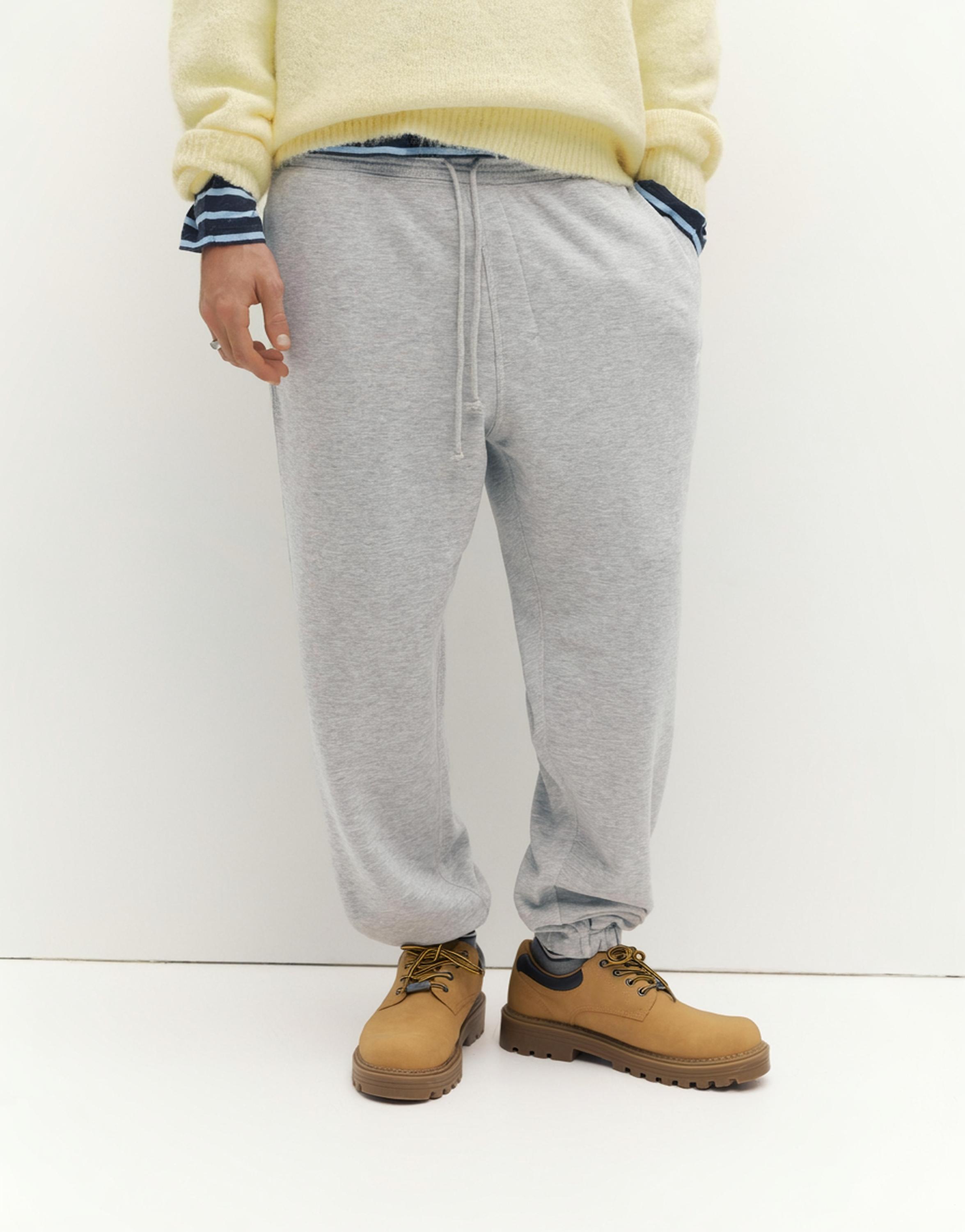 STWD tracksuit bottoms — Grey marl