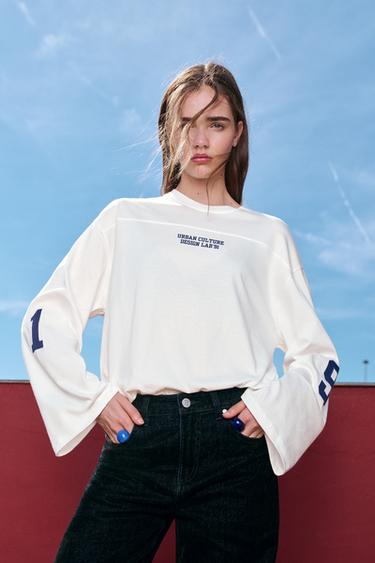 Straight-leg velvet-effect trousers — Black 3