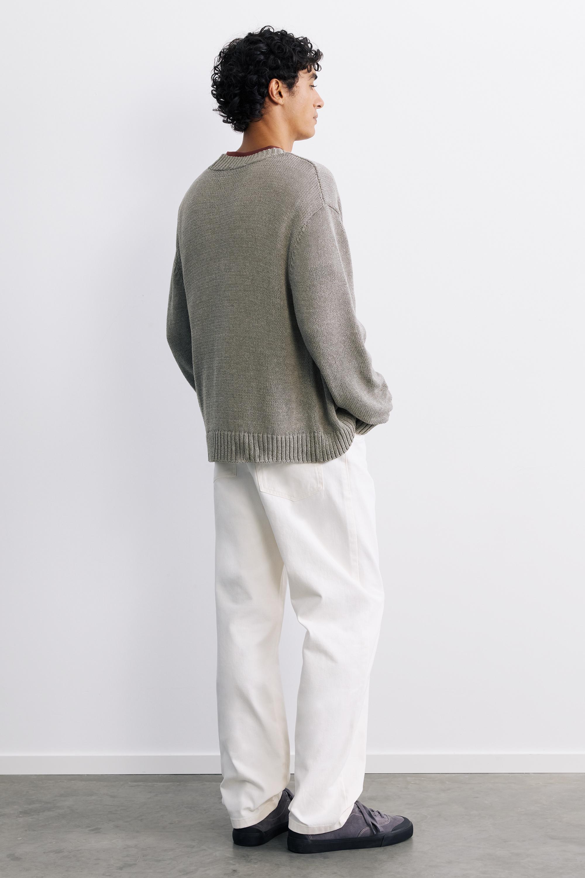 Straight-leg trousers — Tan