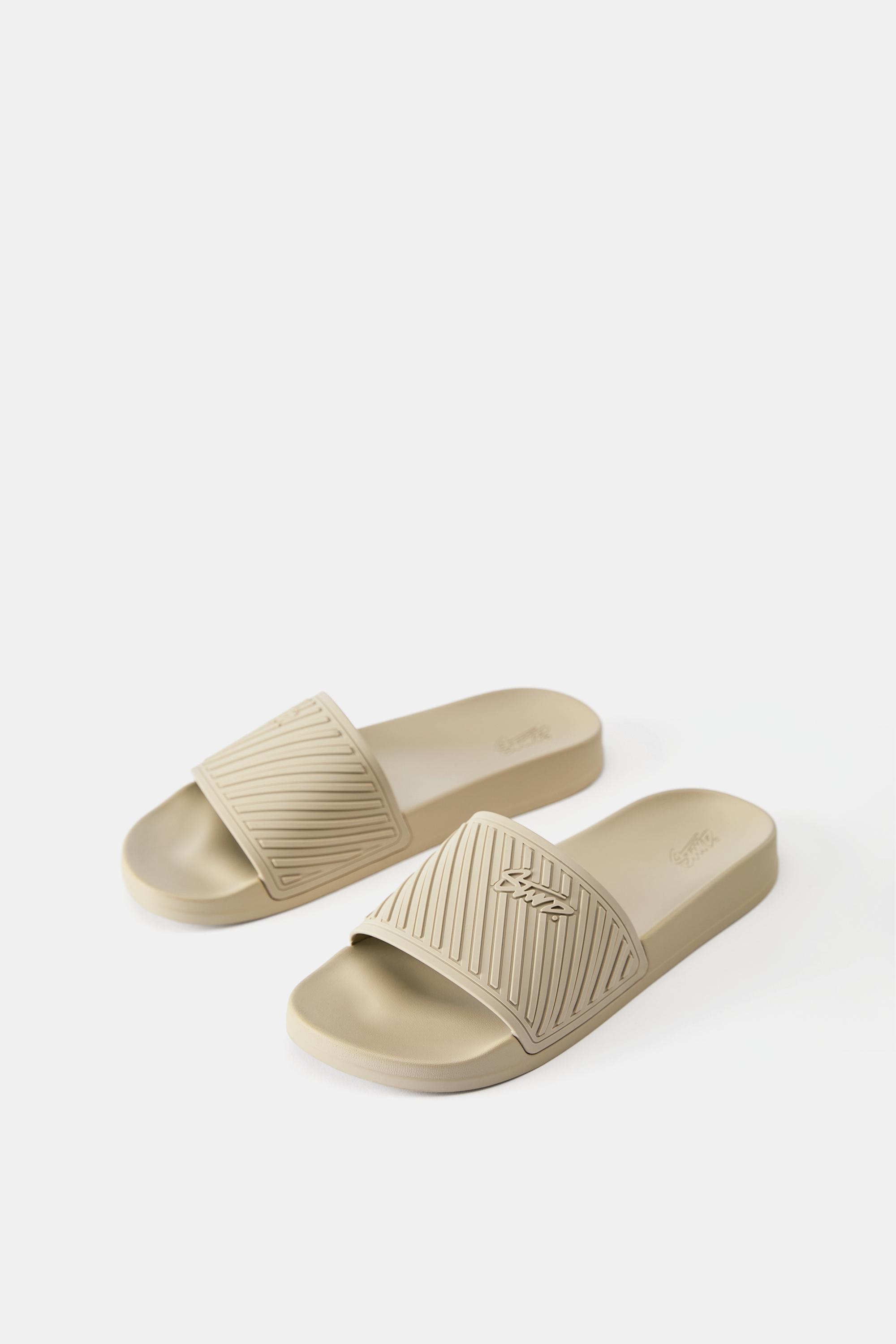 STWD rubberised sandals — Ecru (alternate view)