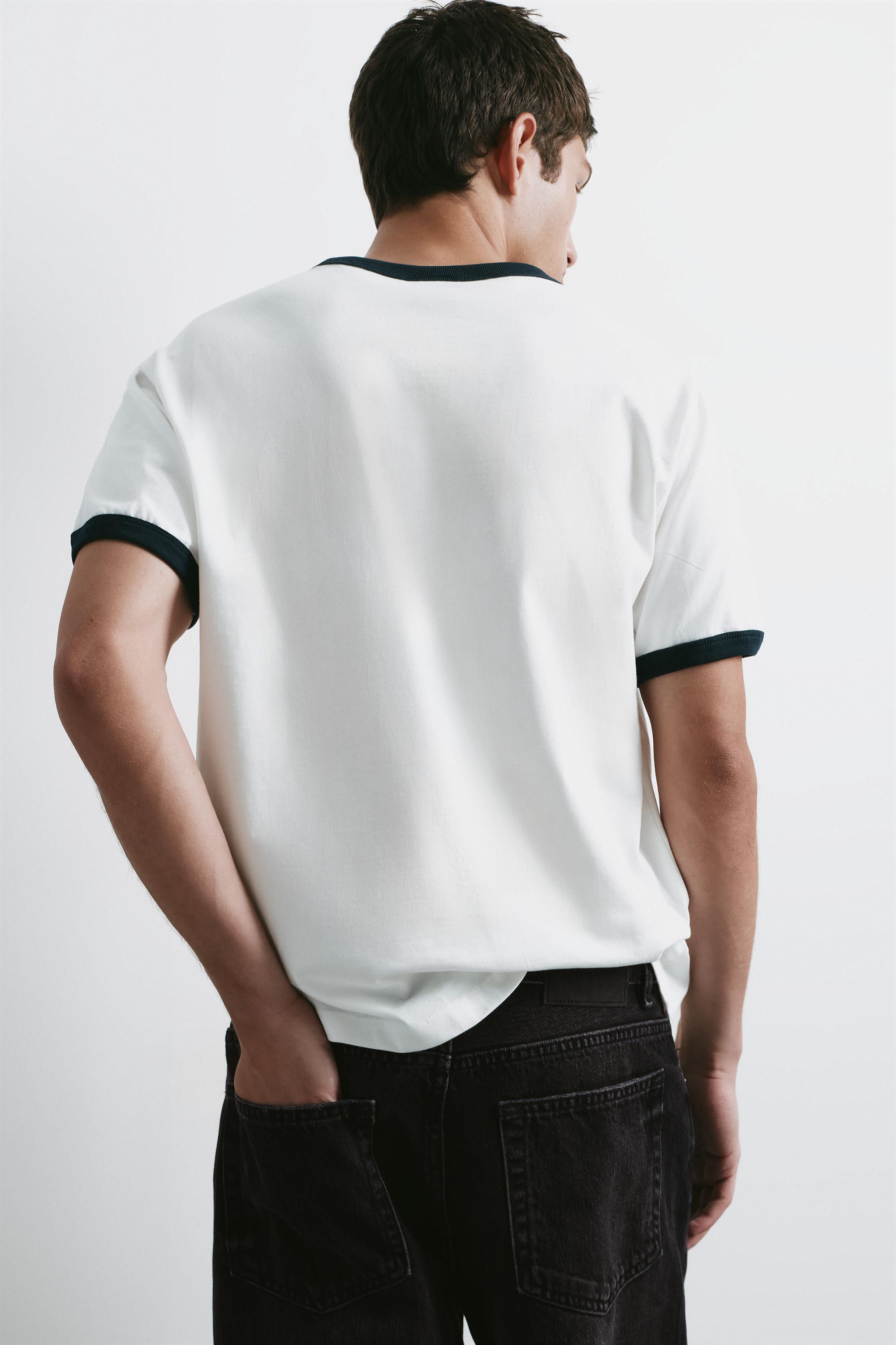 Straight-leg jeans — Faded black