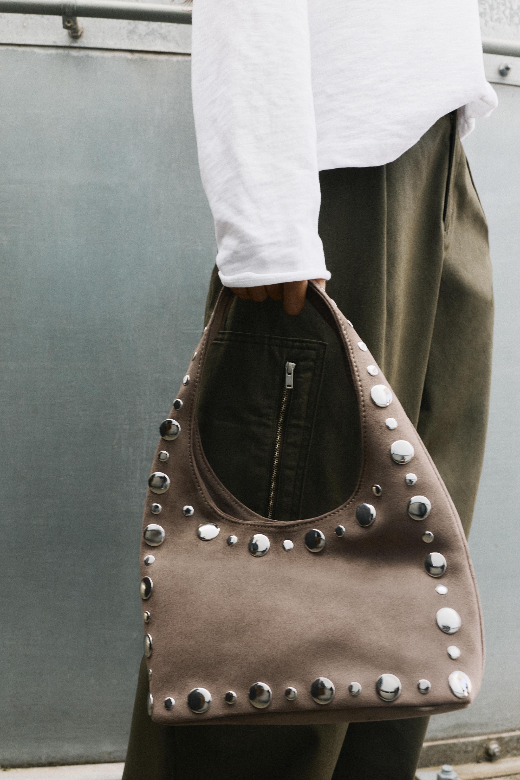 Zımba detaylı omuz çantası - Görsel 37