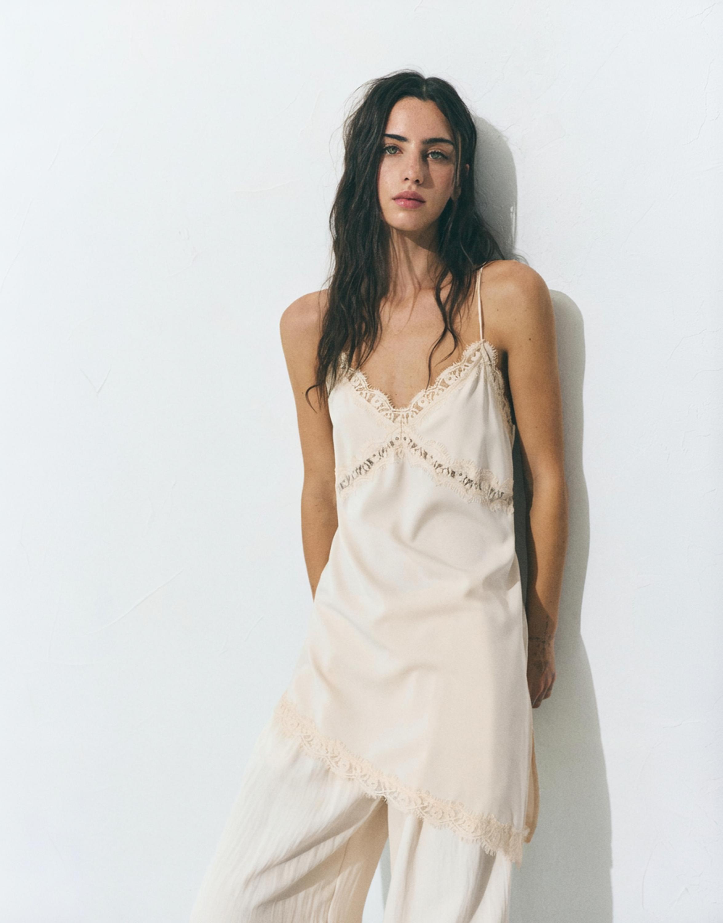 Asimetrik slip top - Görsel 9