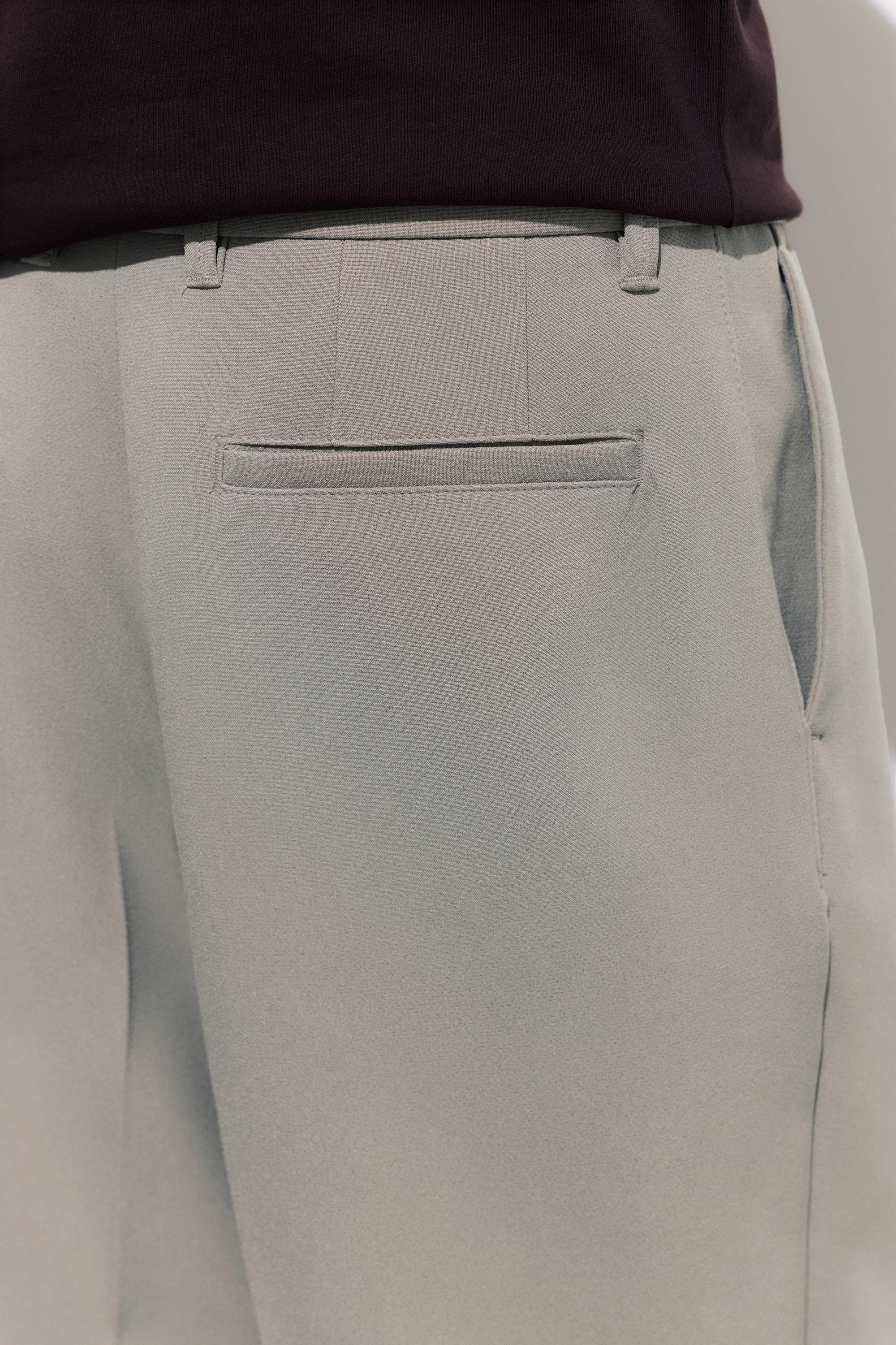 Tailored trousers — Taupe