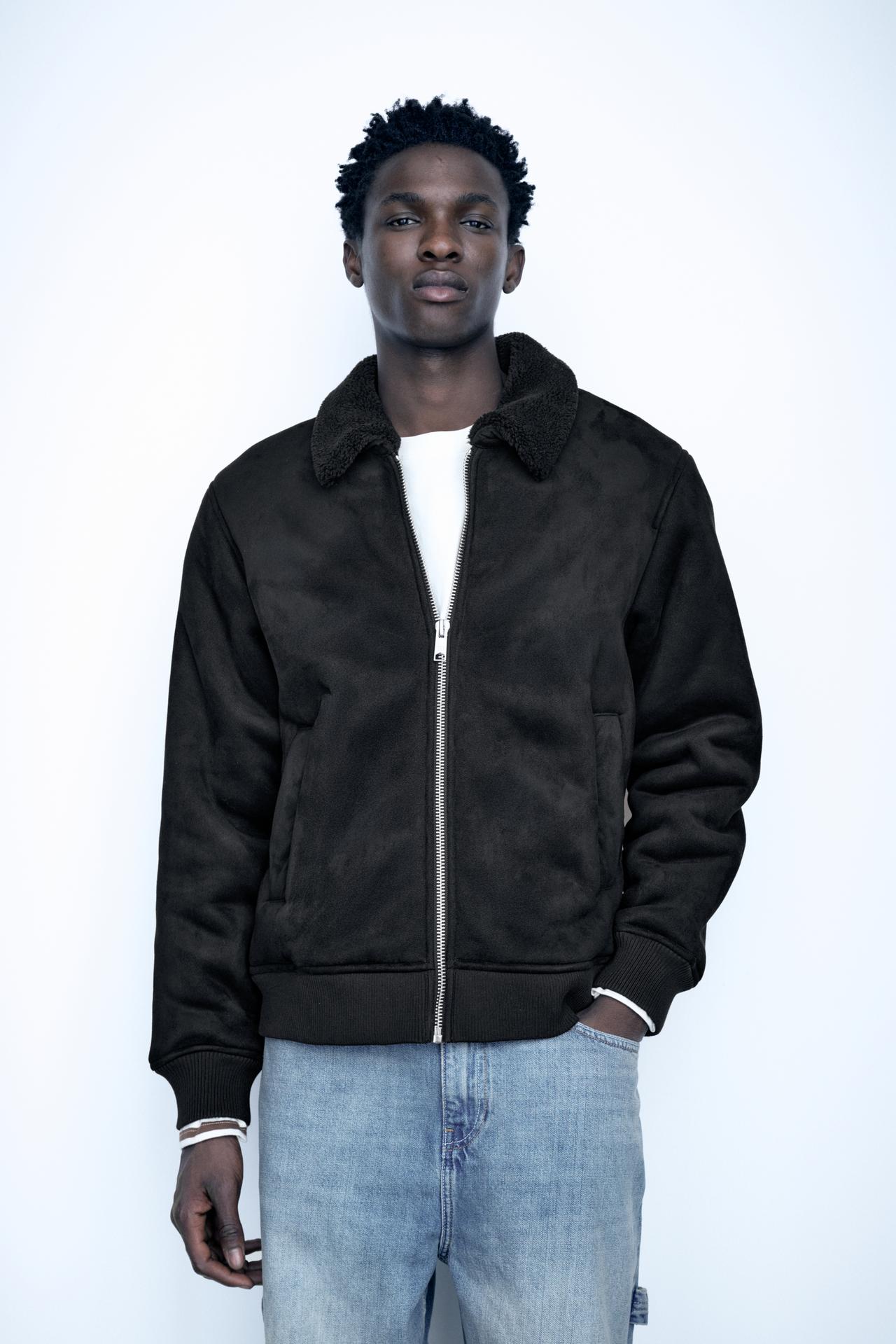 Combined double-faced jacket — Black