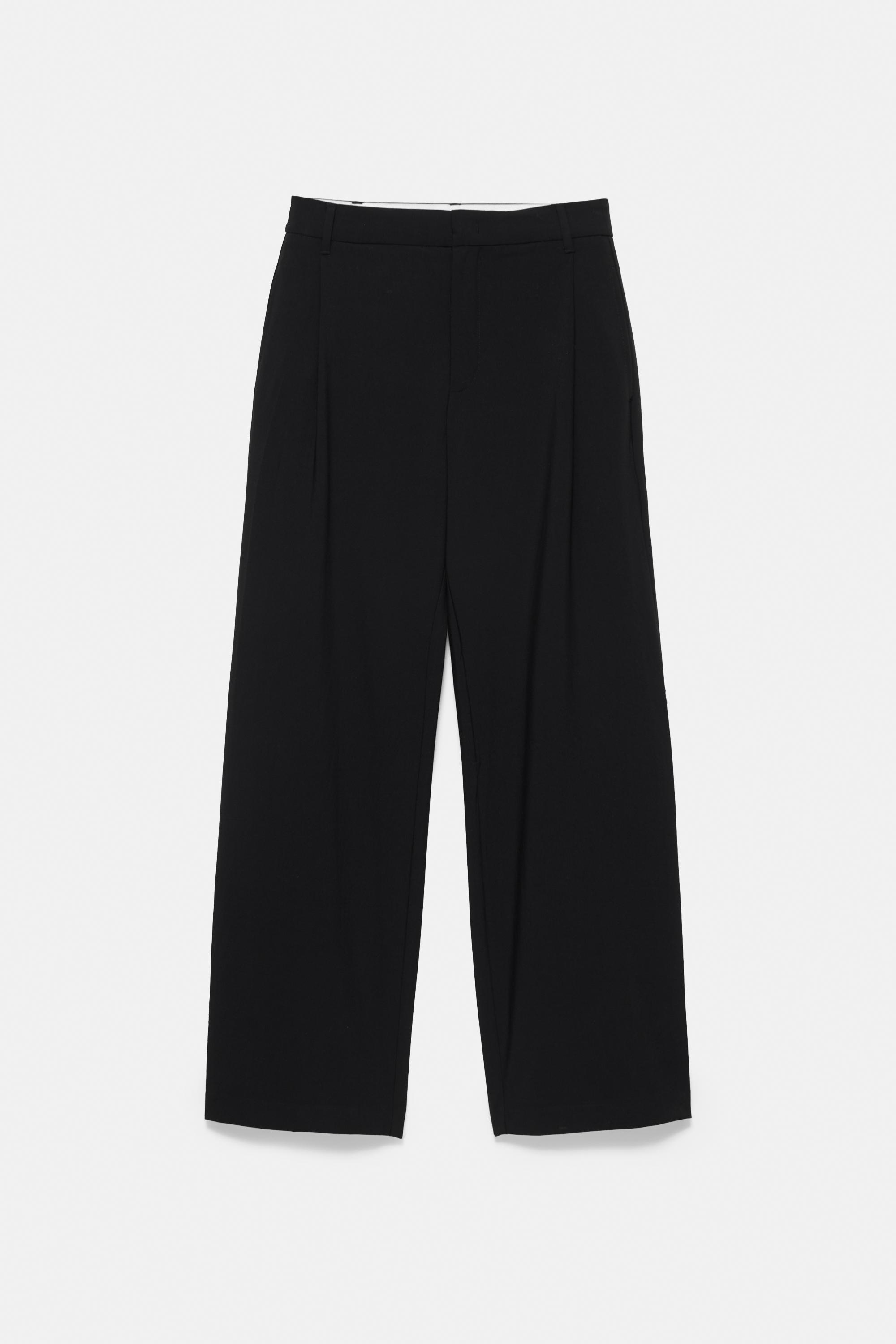 Darted smart trousers — Black