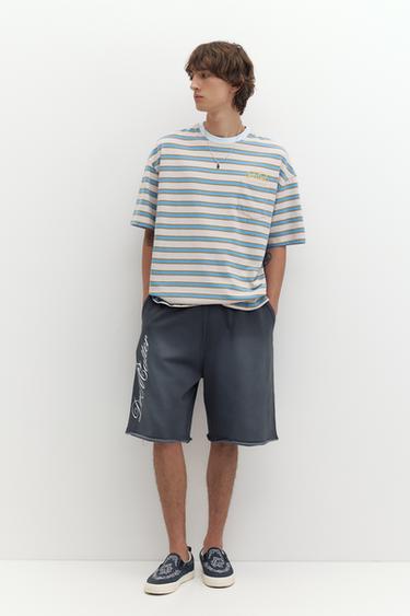 Striped STWD T-shirt — White 4