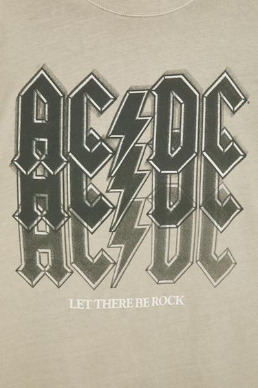 Relaxed fit AC/DC T-shirt — Ecru 9