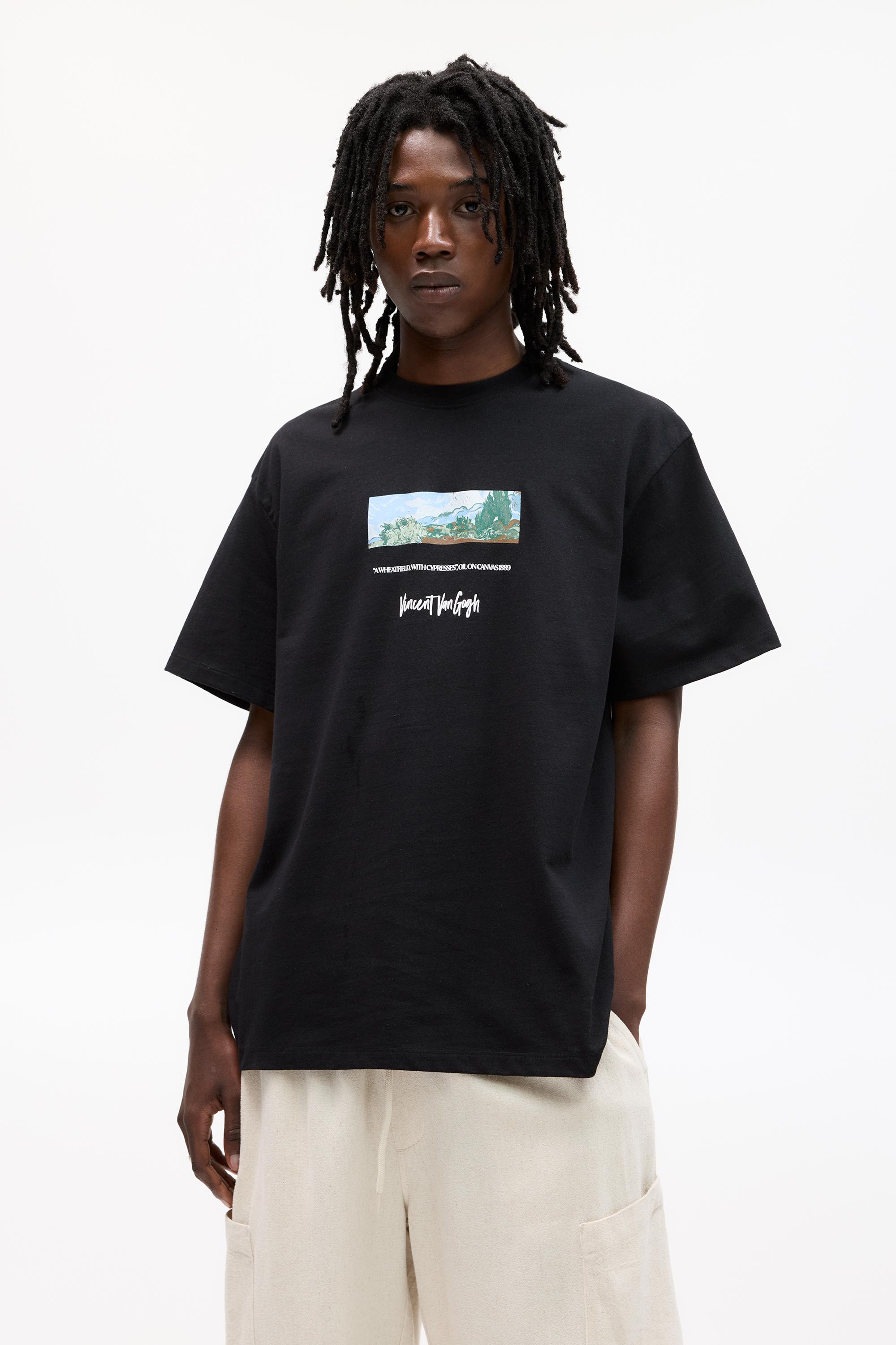 Van-Gogh-T-Shirt Zypressen