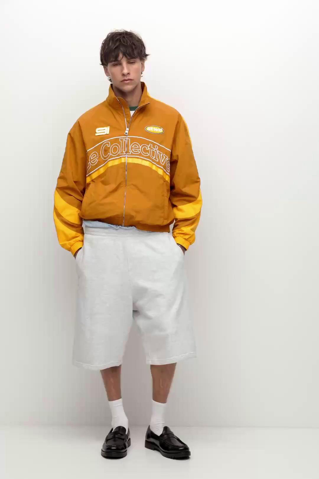 Nylon-effect panel jacket | Pull&Bear United States
