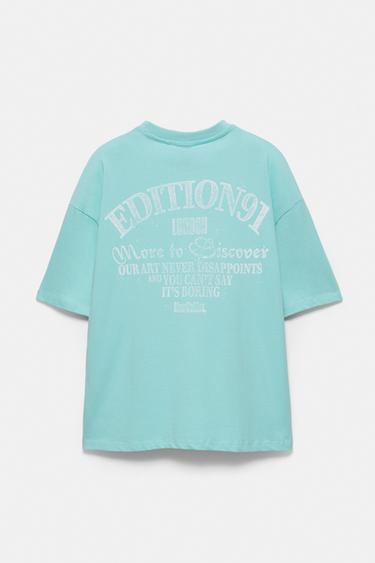STWD boxy T-shirt — Turquoise 4