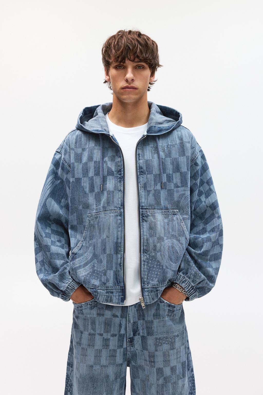 Veste en denim jacquard Bráulio Amado pull&bear