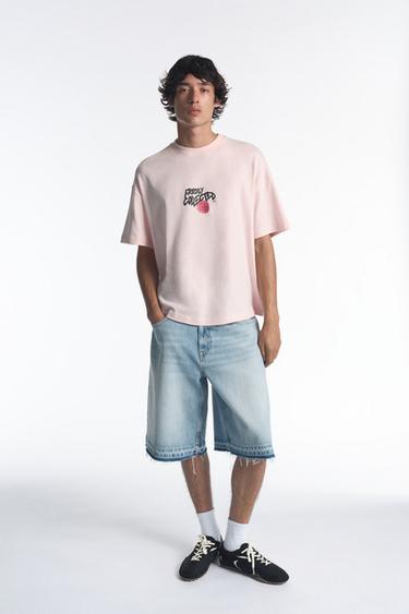 STWD graphic T-shirt — Pastel pink 1