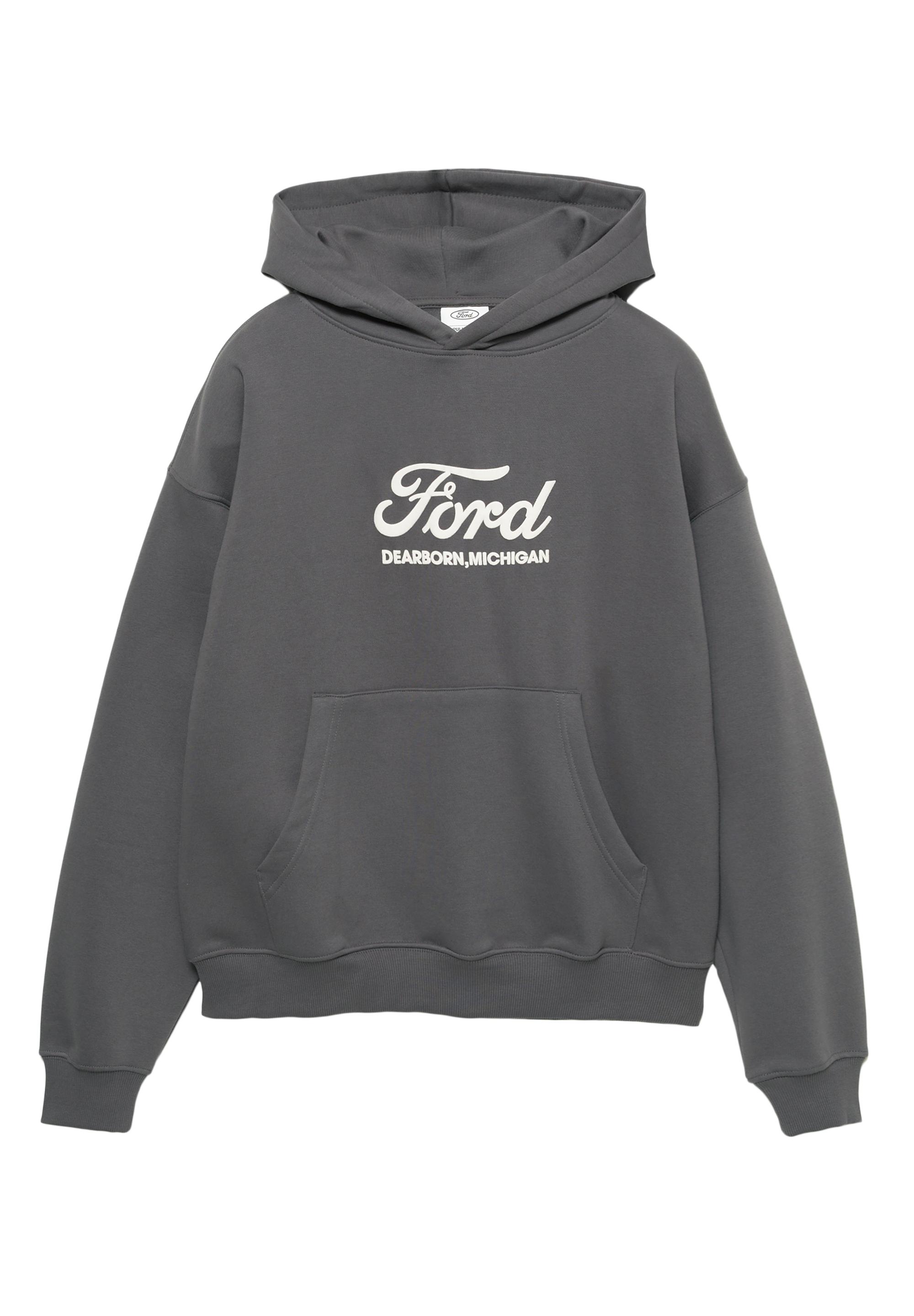 Kapüşonlu Ford sweatshirt - Görsel 10