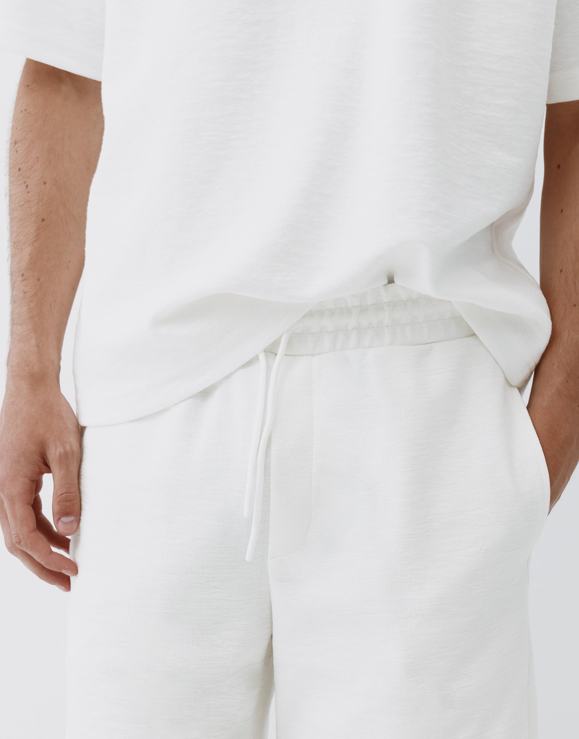 Relaxed fit Bermuda shorts — Off white