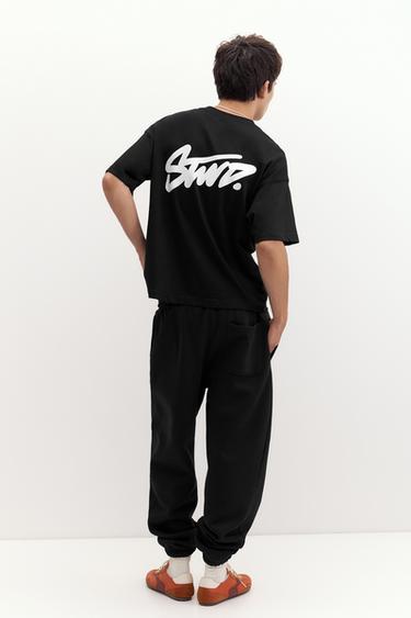 STWD logo boxy T-shirt — Black 5
