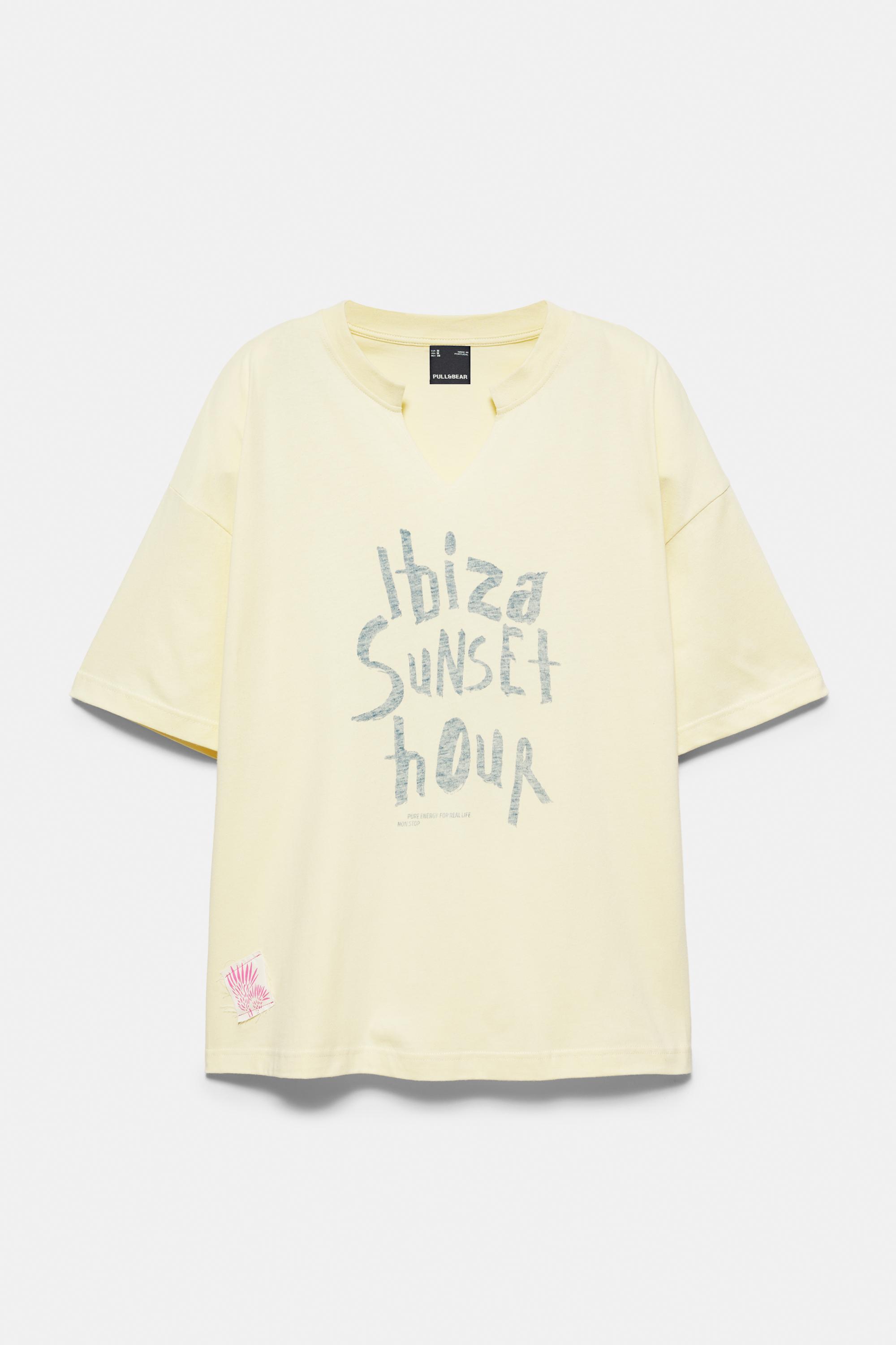 Ibiza Sunset Hour T-shirt — Yellow