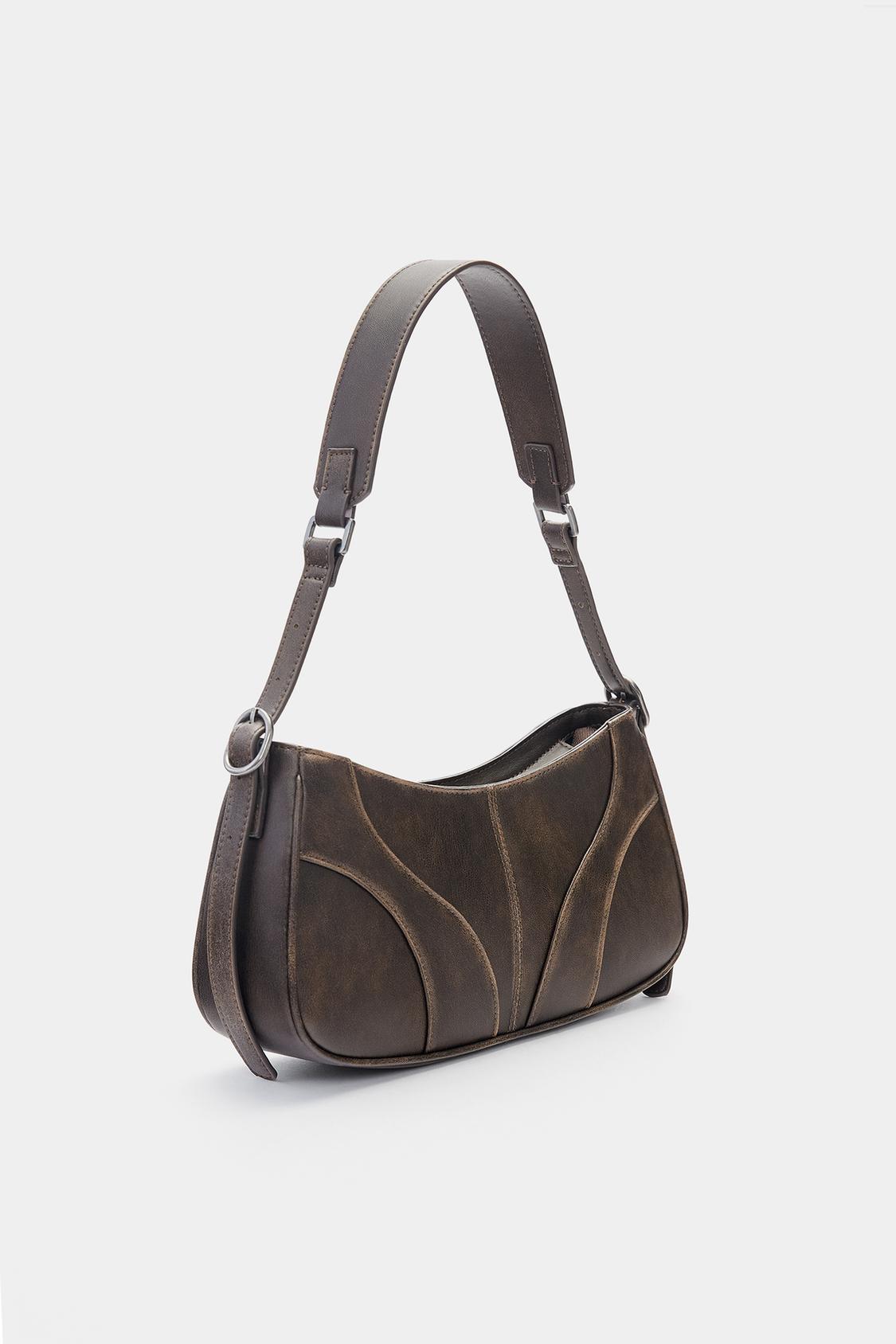 Distressed shoulder bag - pull&bear 
