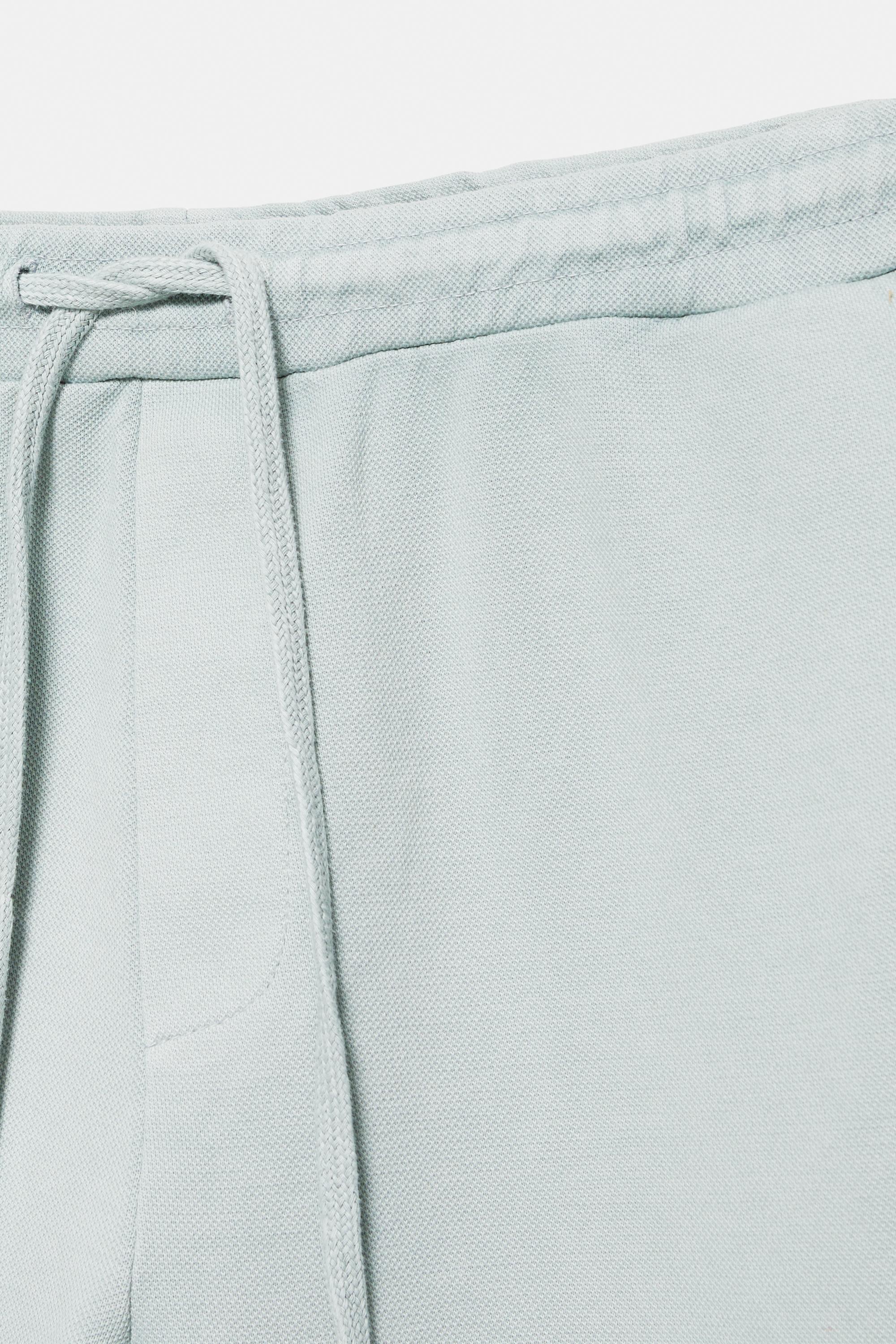 Dokulu jogger bermuda - Görsel 18