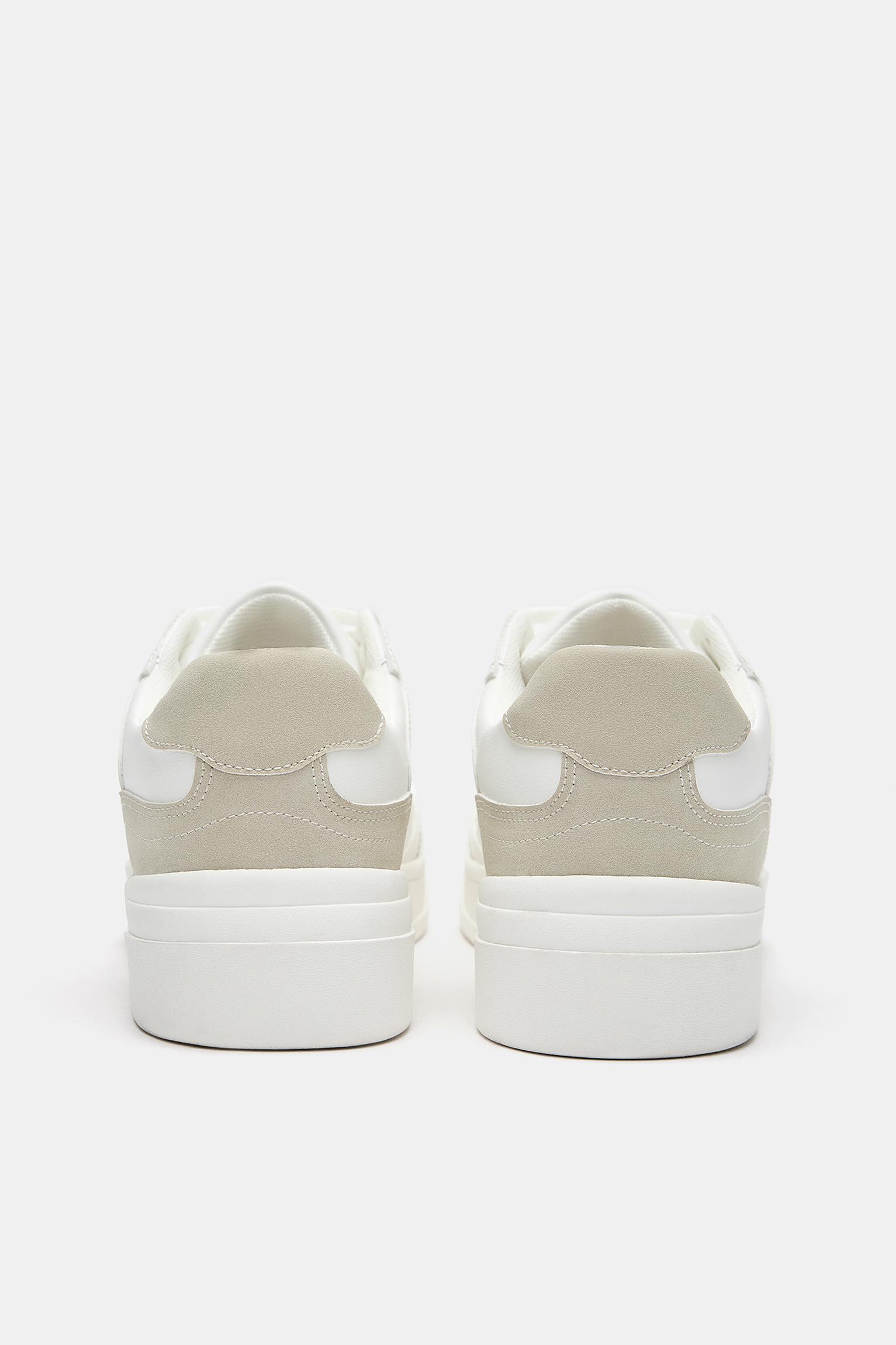STWD multi-piece trainers — White