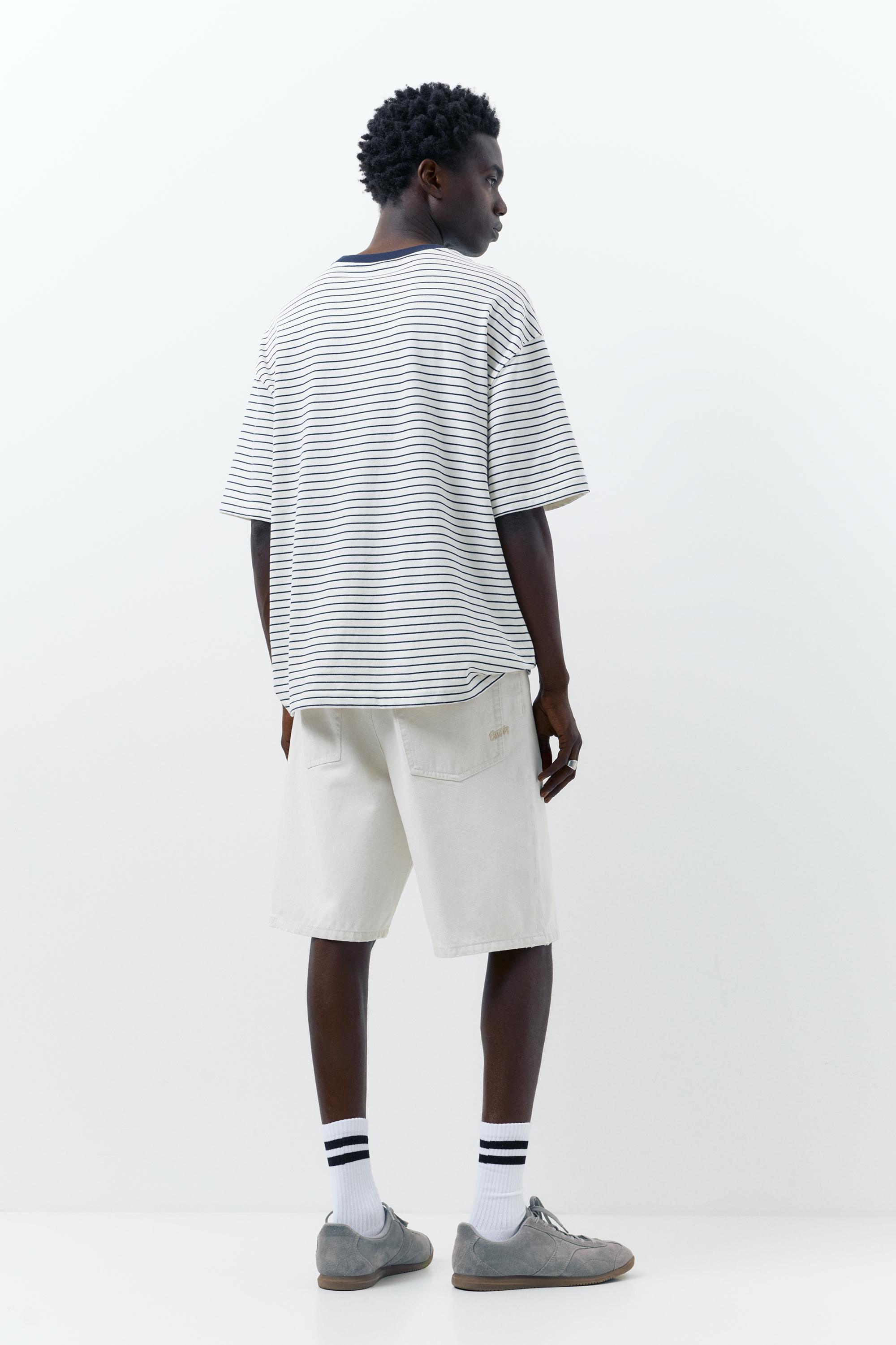 Baggy denim bermuda - Görsel 72