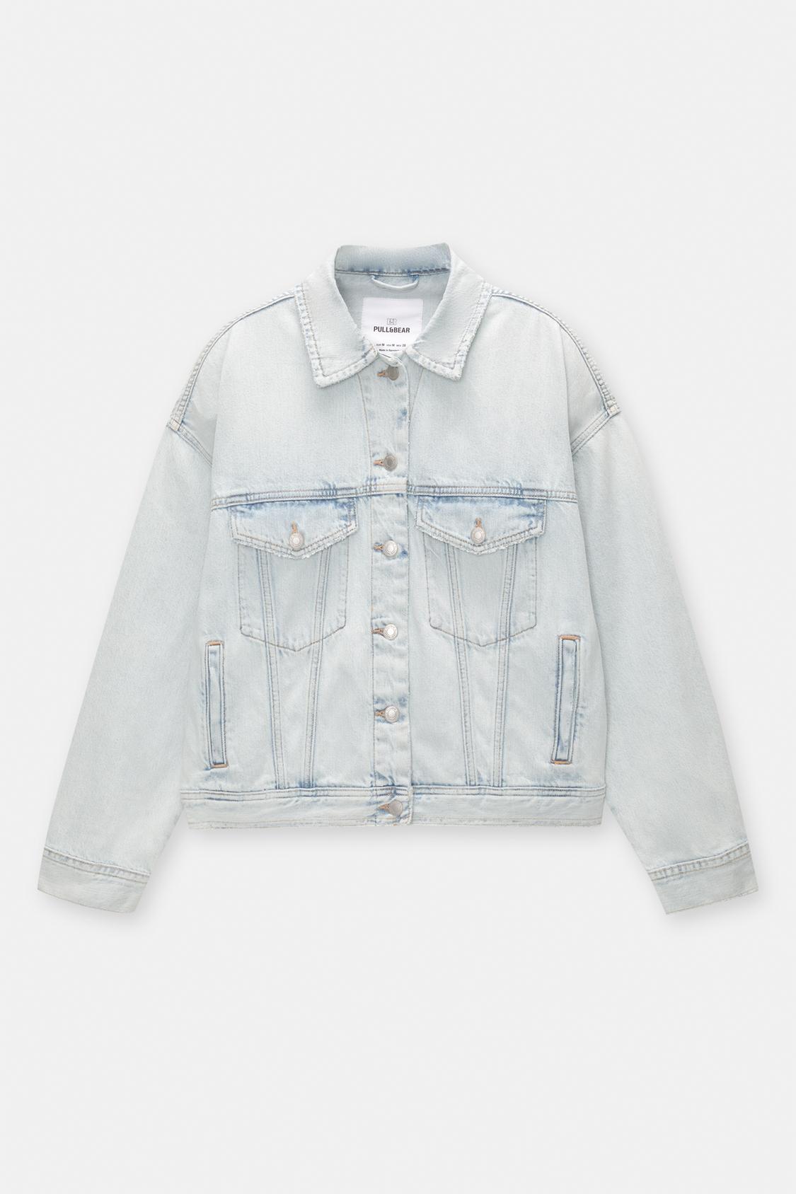 Mezclilla Ropa Pull And Bear Mujer Rebajas Bear Sale Chamarra De