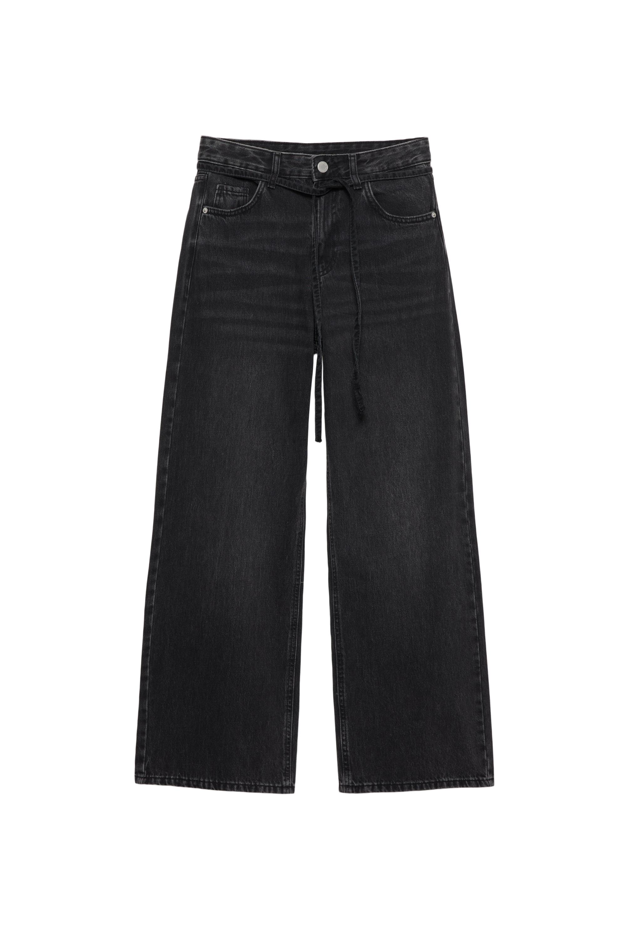 Bağcıklı baggy jean - Görsel 5