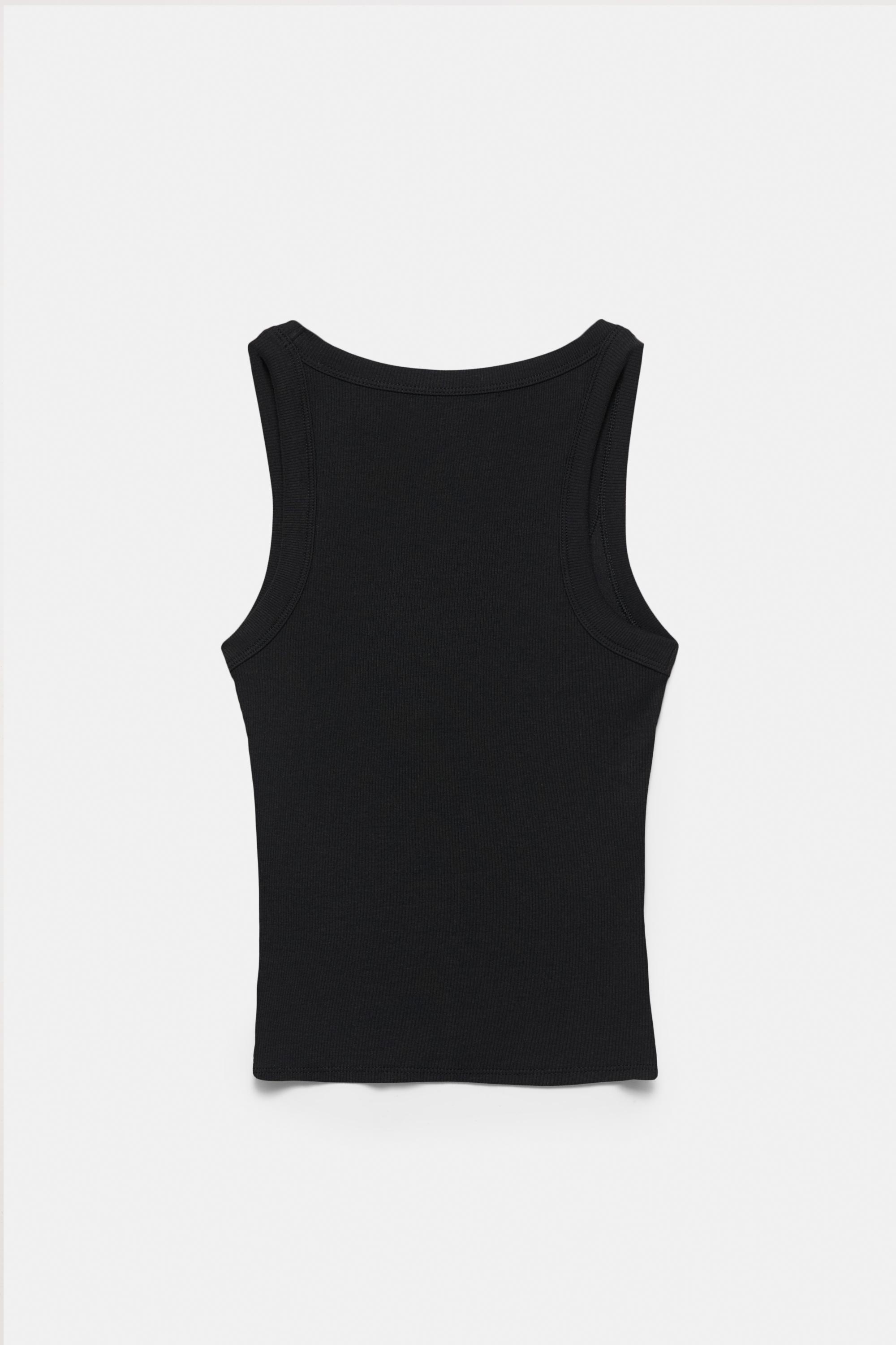 Basic tank top — Black