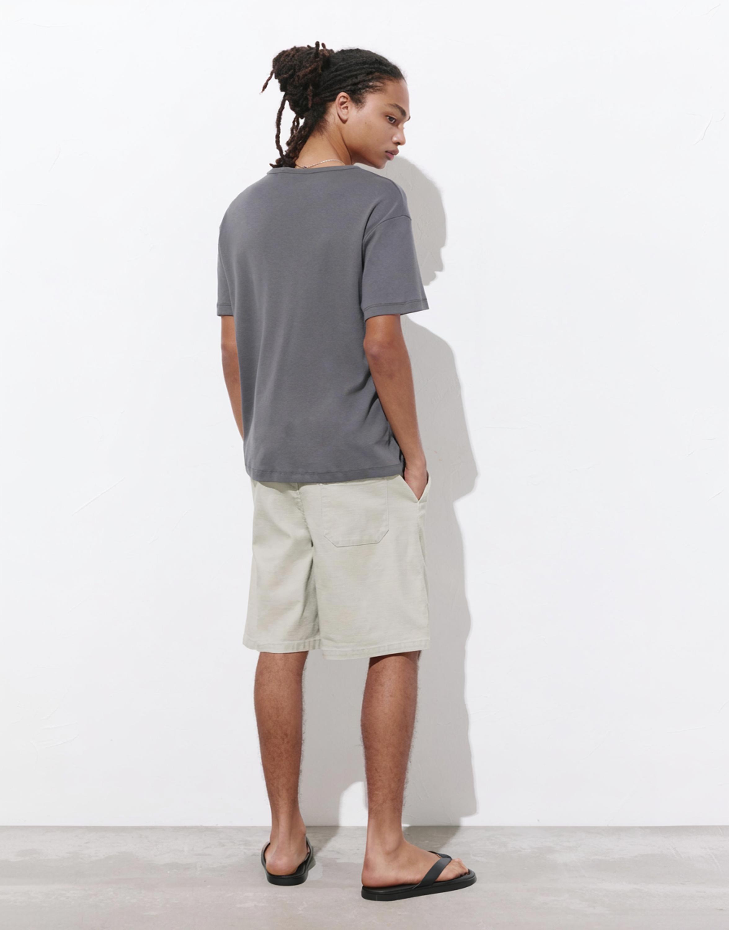 Bermuda sweat shorts — Mint